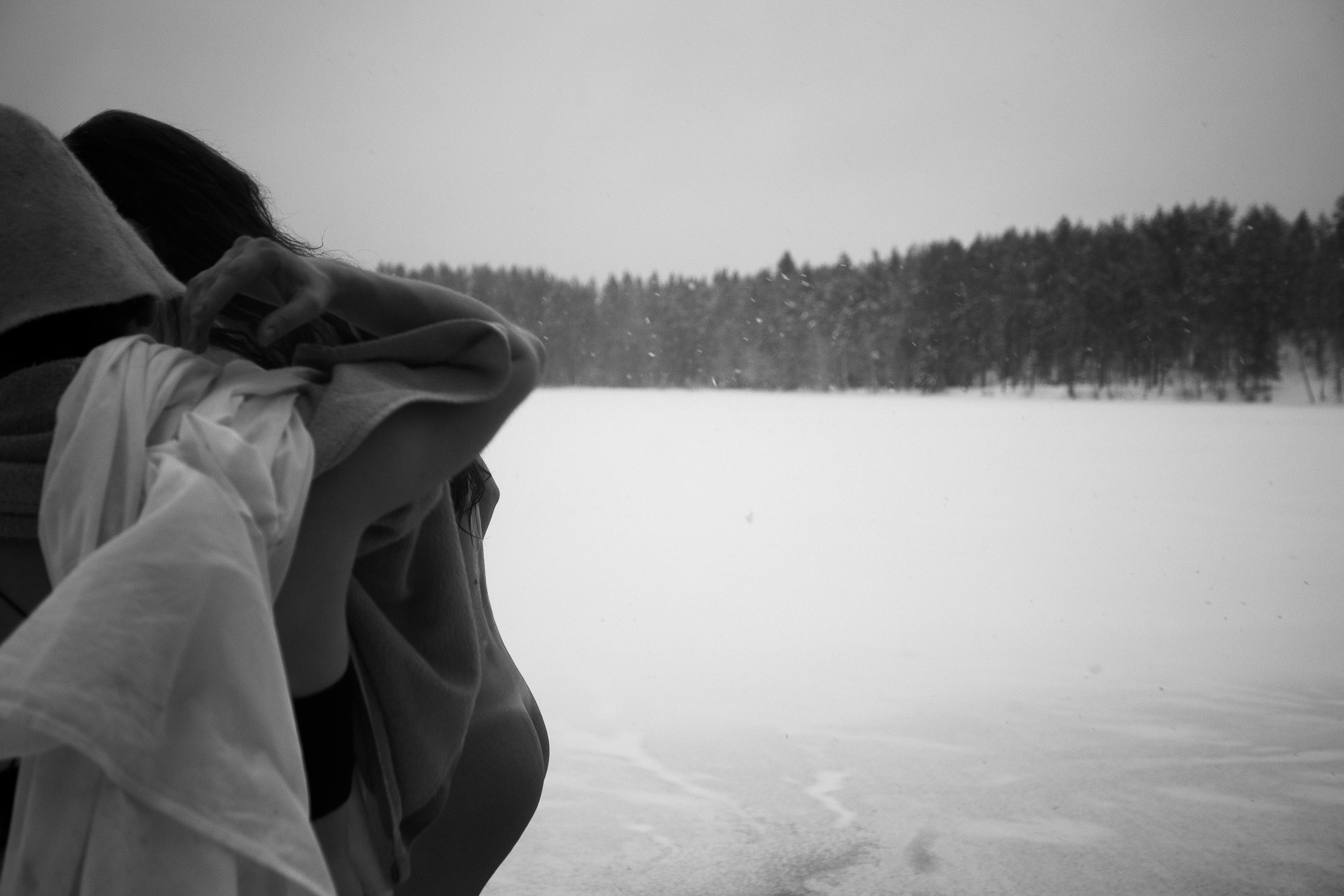 Женские бани на озере. Летом и зимой. Портретный и свадебный фотограф в Санкт-Петербурге Ольга Филиппова