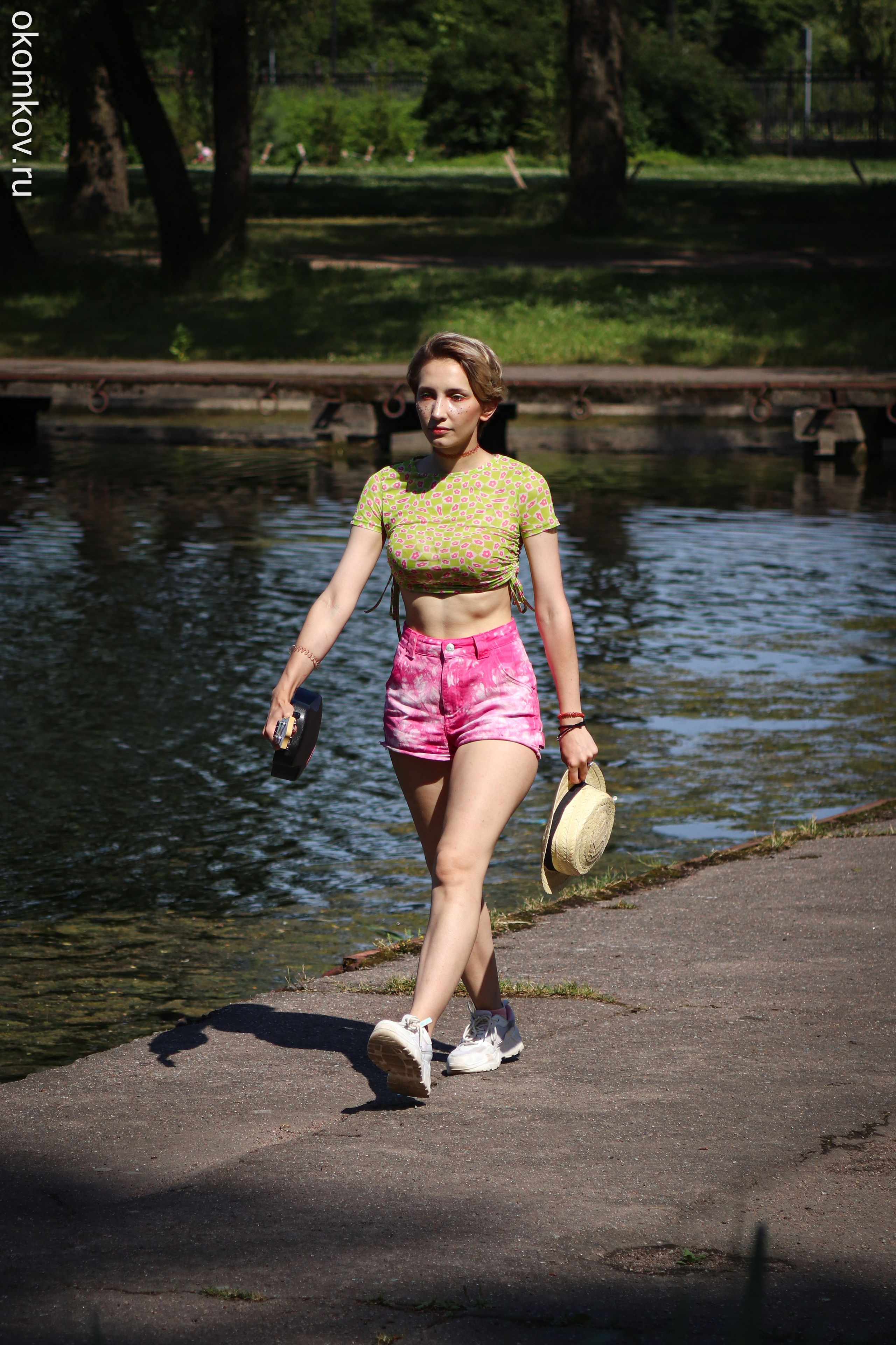 Показ образов на пирсе Московского парка Победы. Ивентный фотограф в Санкт-Петербурге Олег Комков