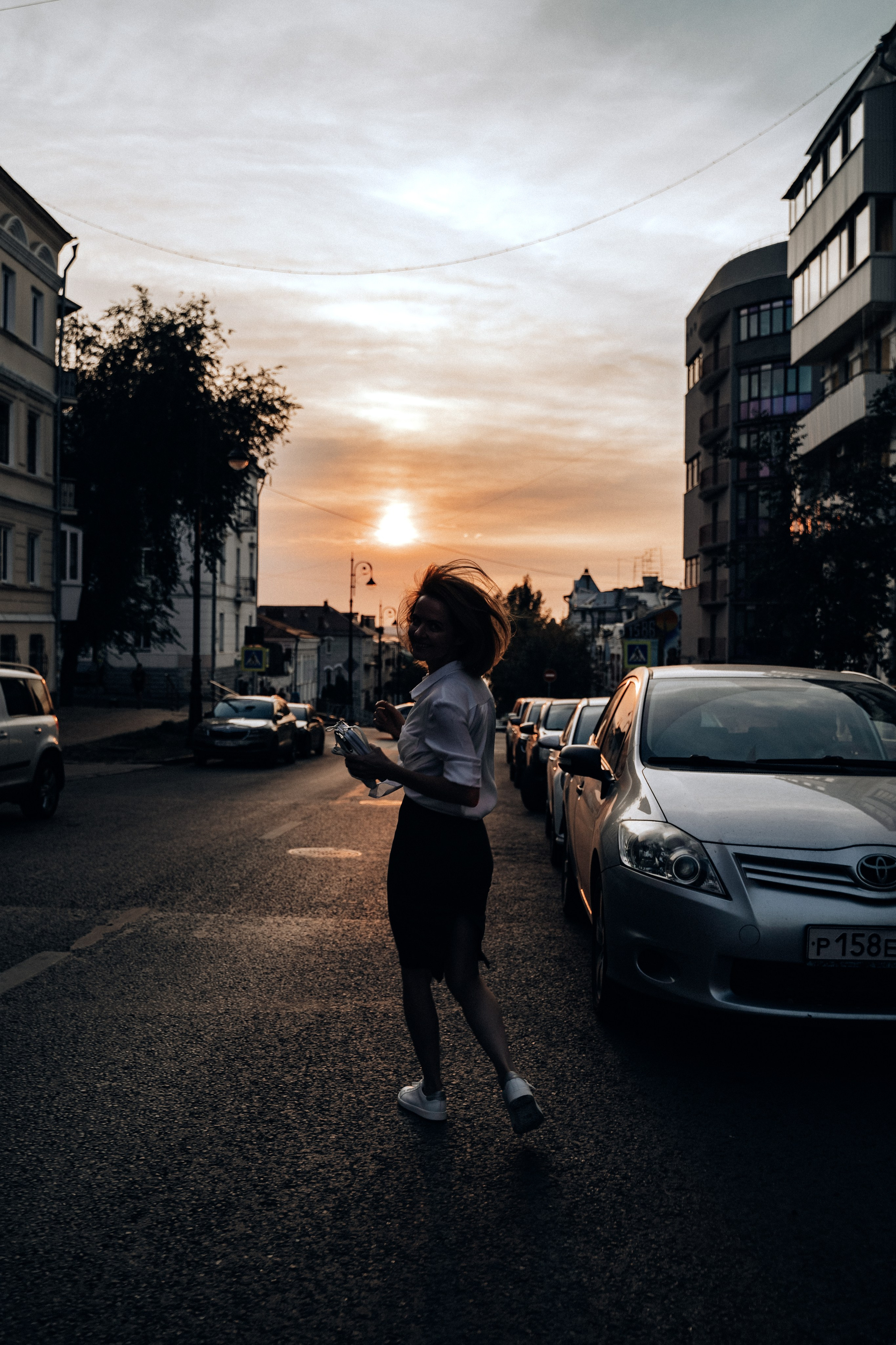 Ольга s t r e e t. Контент фотограф в Москве Кулич Настя