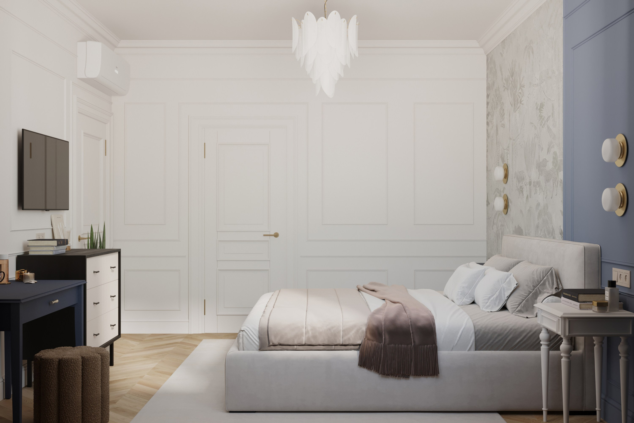 Дом 320 м² для большой семьи в Парижском стиле🤍