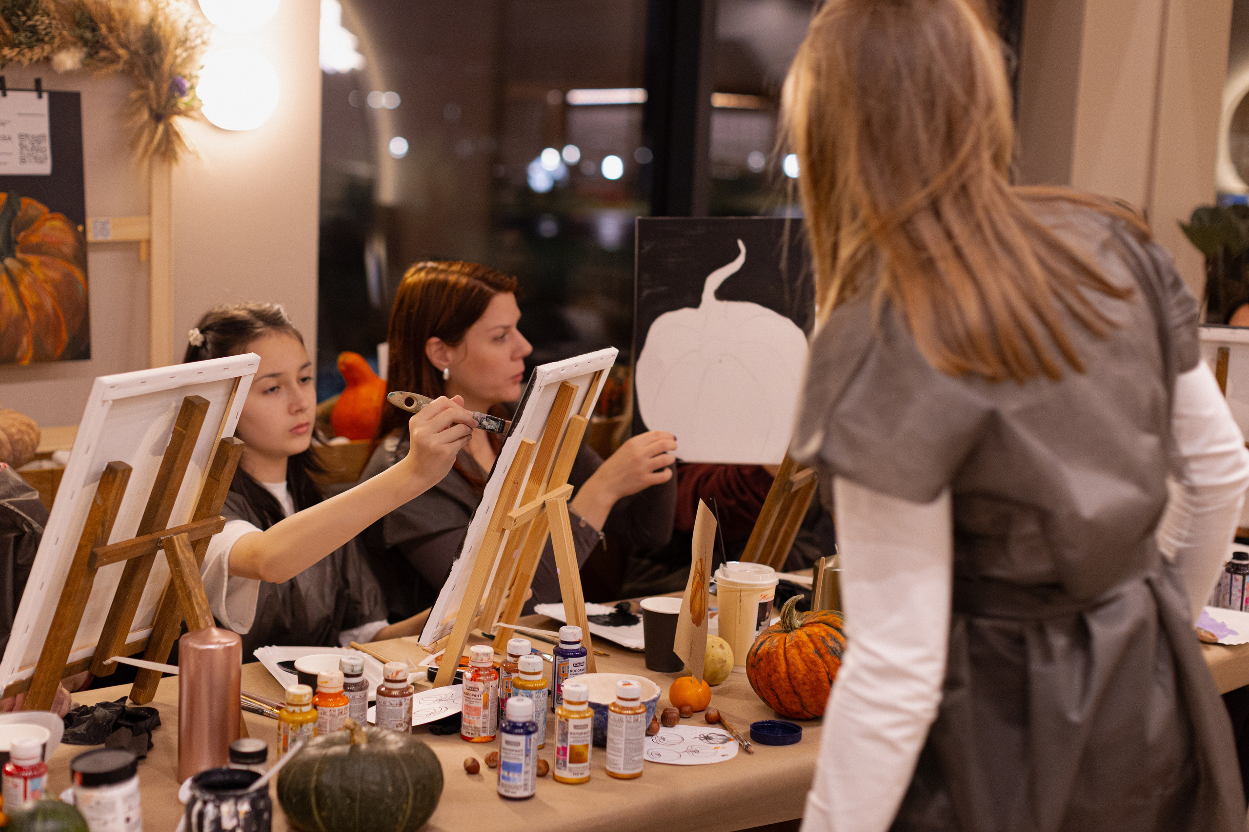 МК Тыква в кафе Здрасте. Анастасия Ракчеева Художник