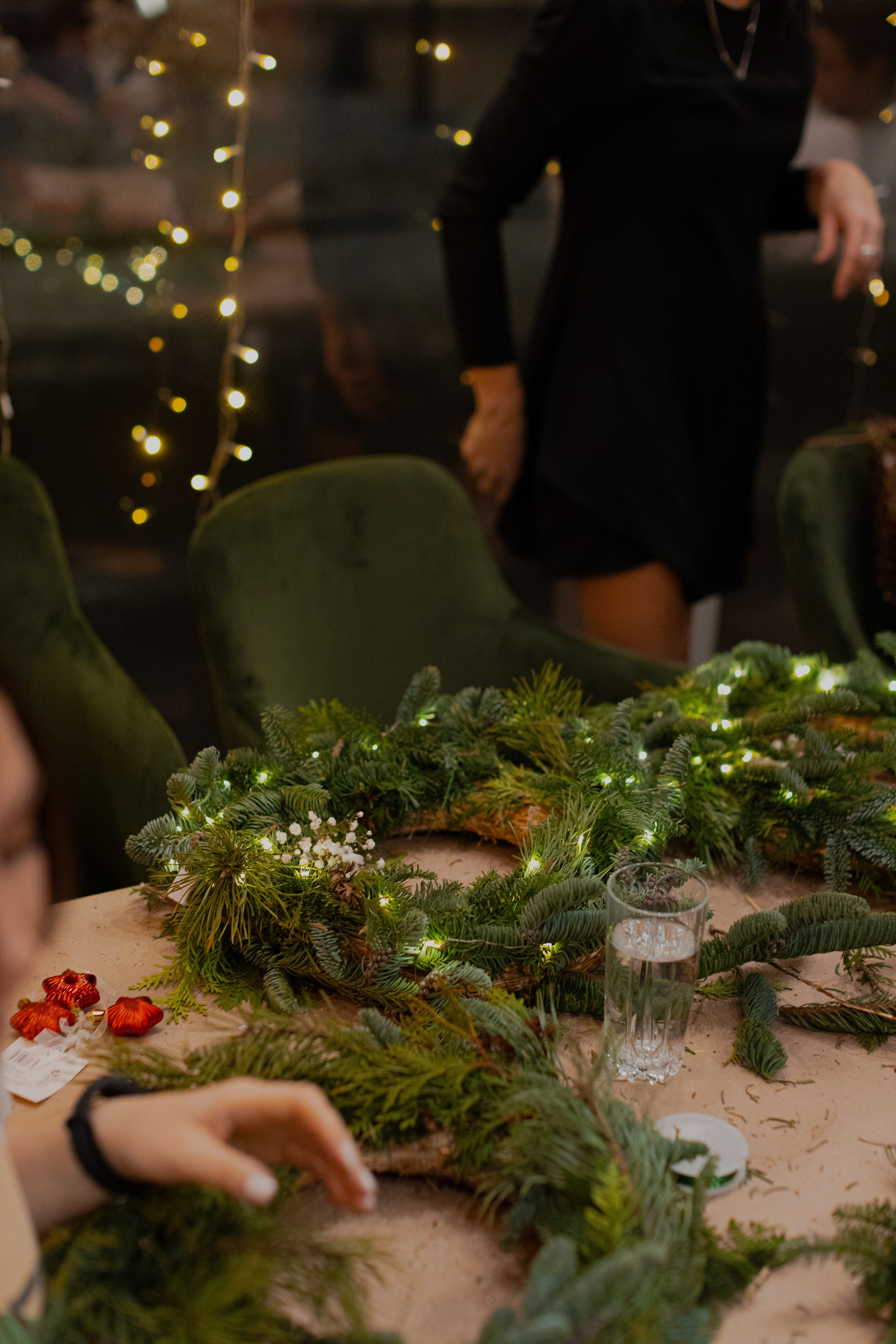 Мк Новогодний Венок. Анастасия Ракчеева Художник