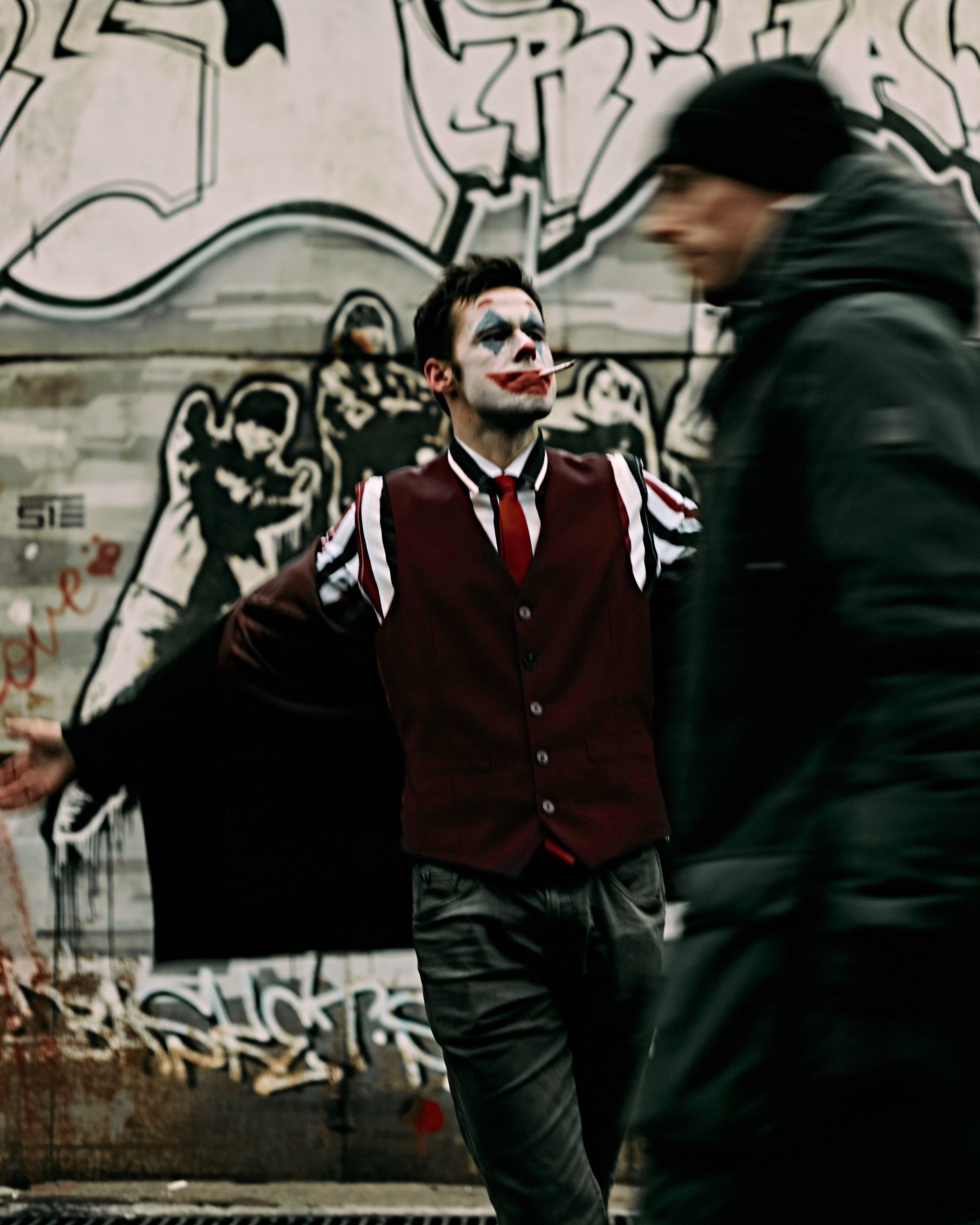 Никита Тюльков в образе Джокера. Визажист в Москве Виктория Шевченко