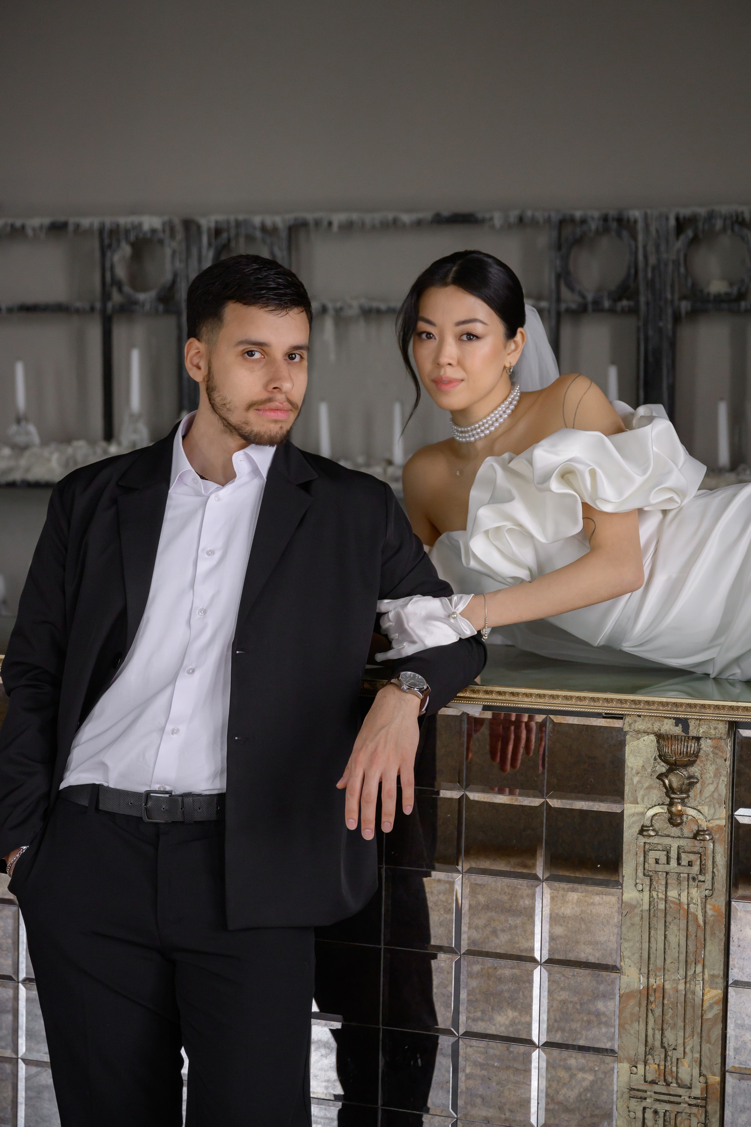 Свадьба для двоих в Москве. Грибоедовский ЗАГС и фотостудия 21 Kult. Semerlina.ru