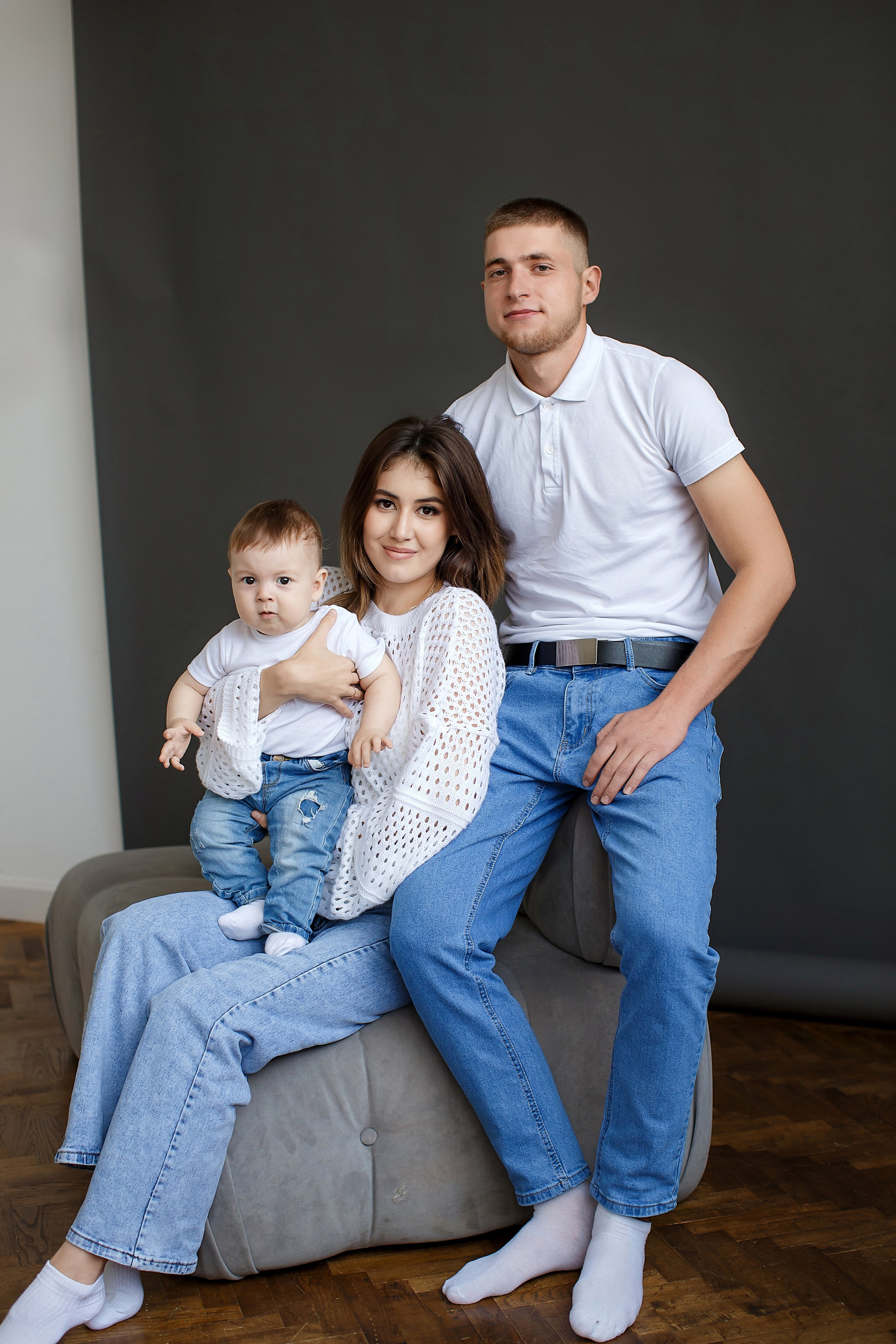 Мирон с родителями. Семейный и детский фотограф в Стерлитамаке Разина Рахмангулова