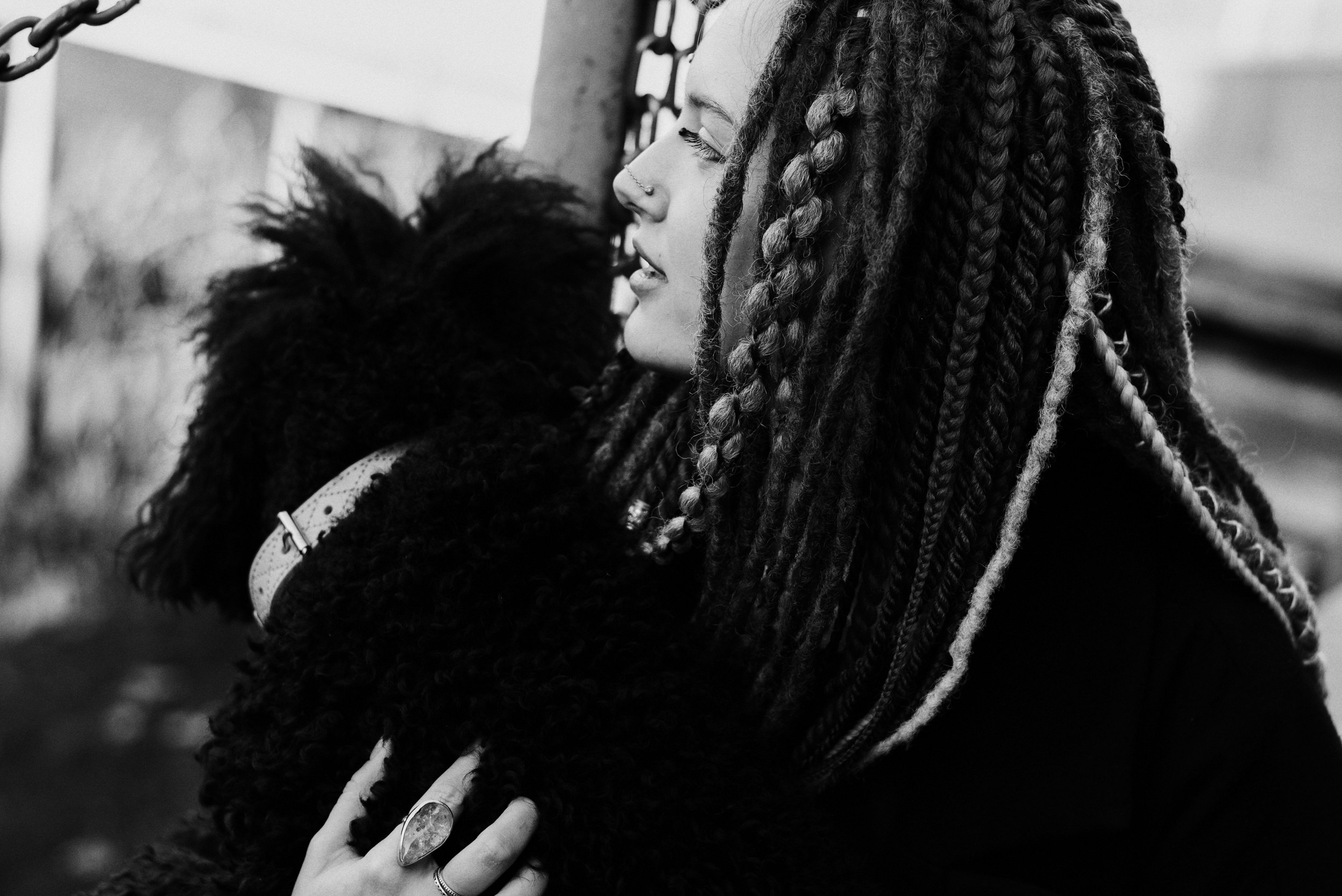 Стася и Каренин. Фотограф Дарья Мустафина, Тюмень