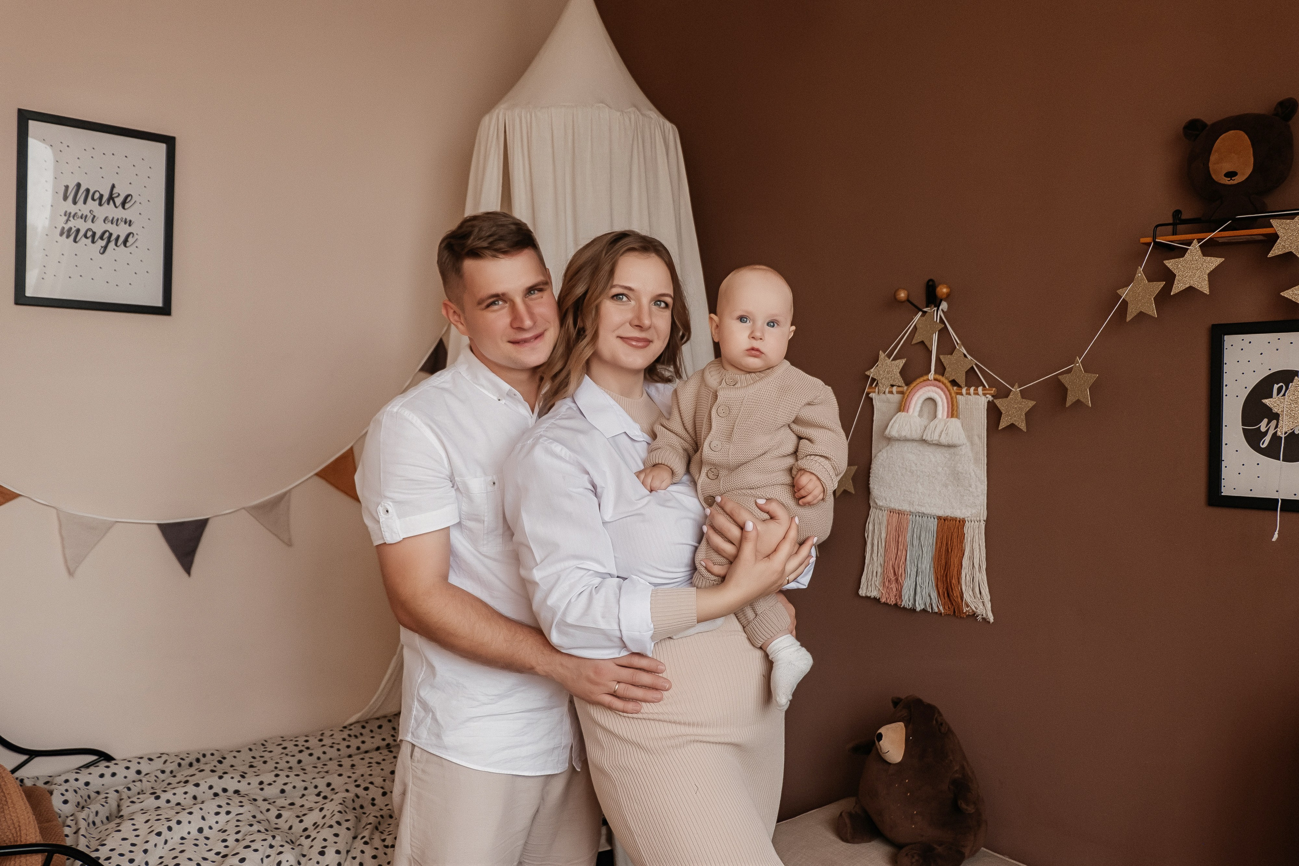 Валерия & Алексей & Миша. Семейный и свадебный фотограф Новосибирск