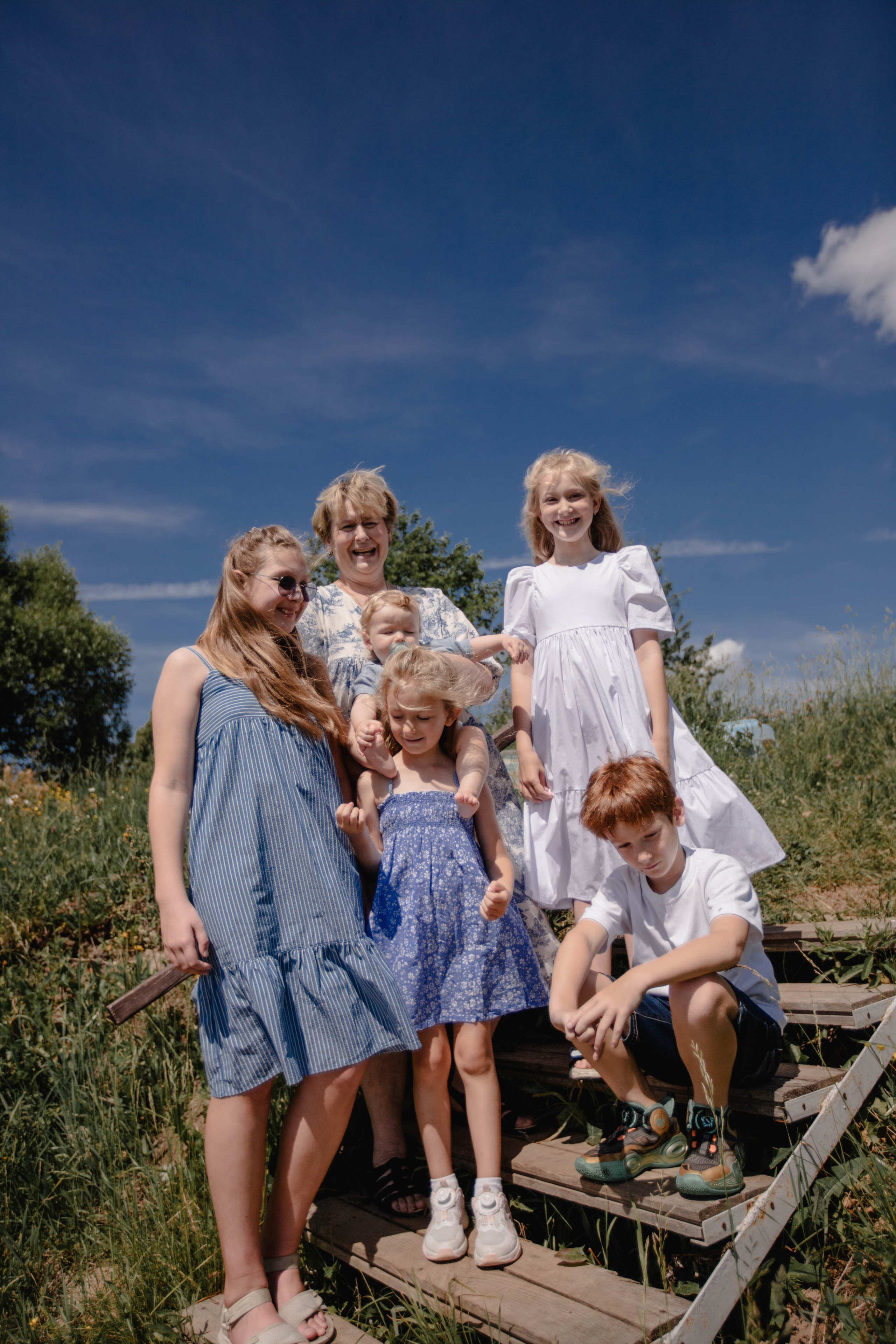 Семейная съёмка у воды