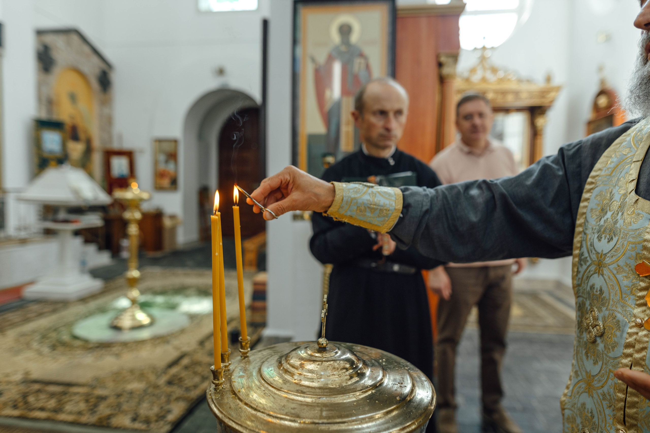 Крещение Мишель, гп. Ивенец, храм Ефросинии Полоцкой, август 2025