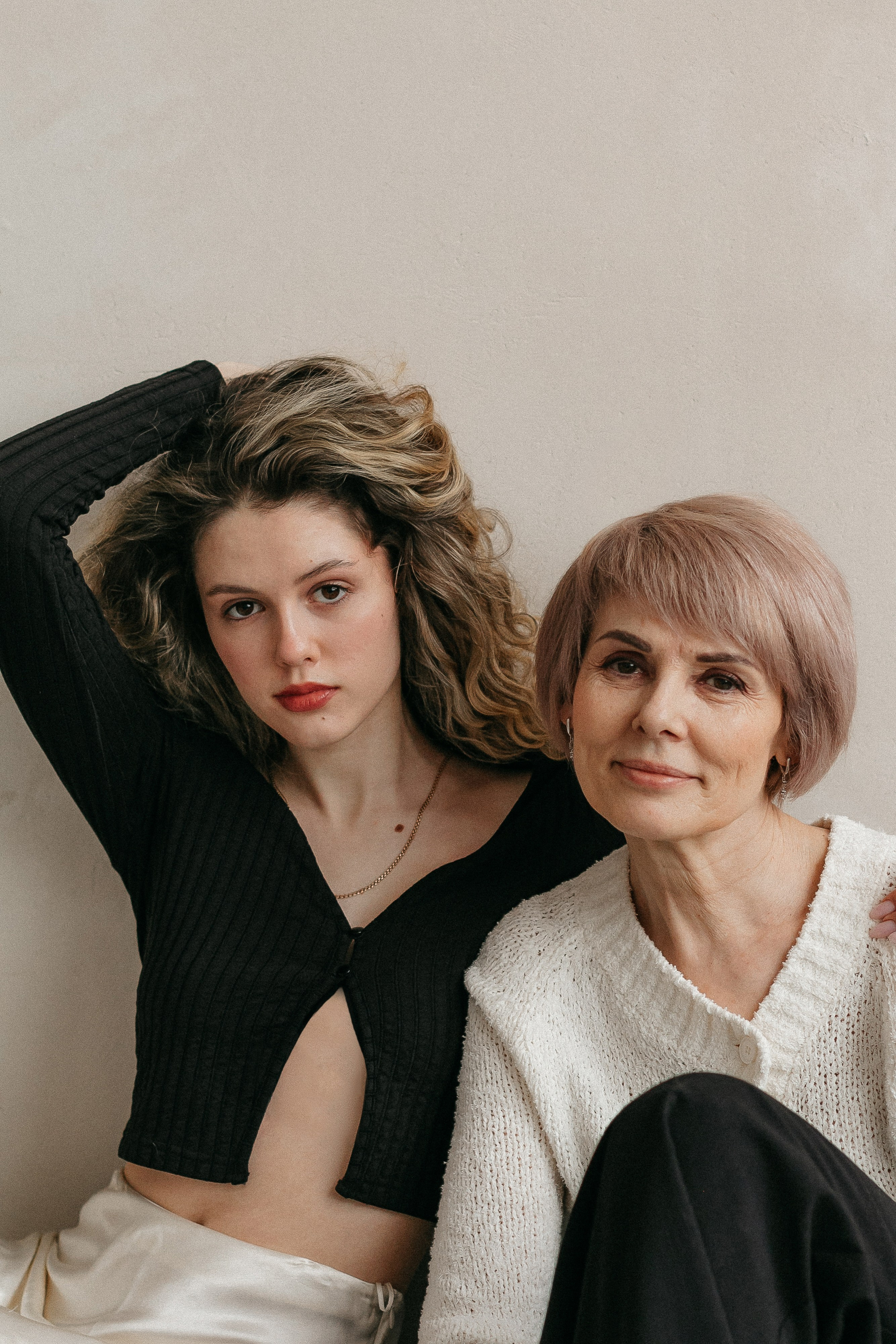 Даша с мамой