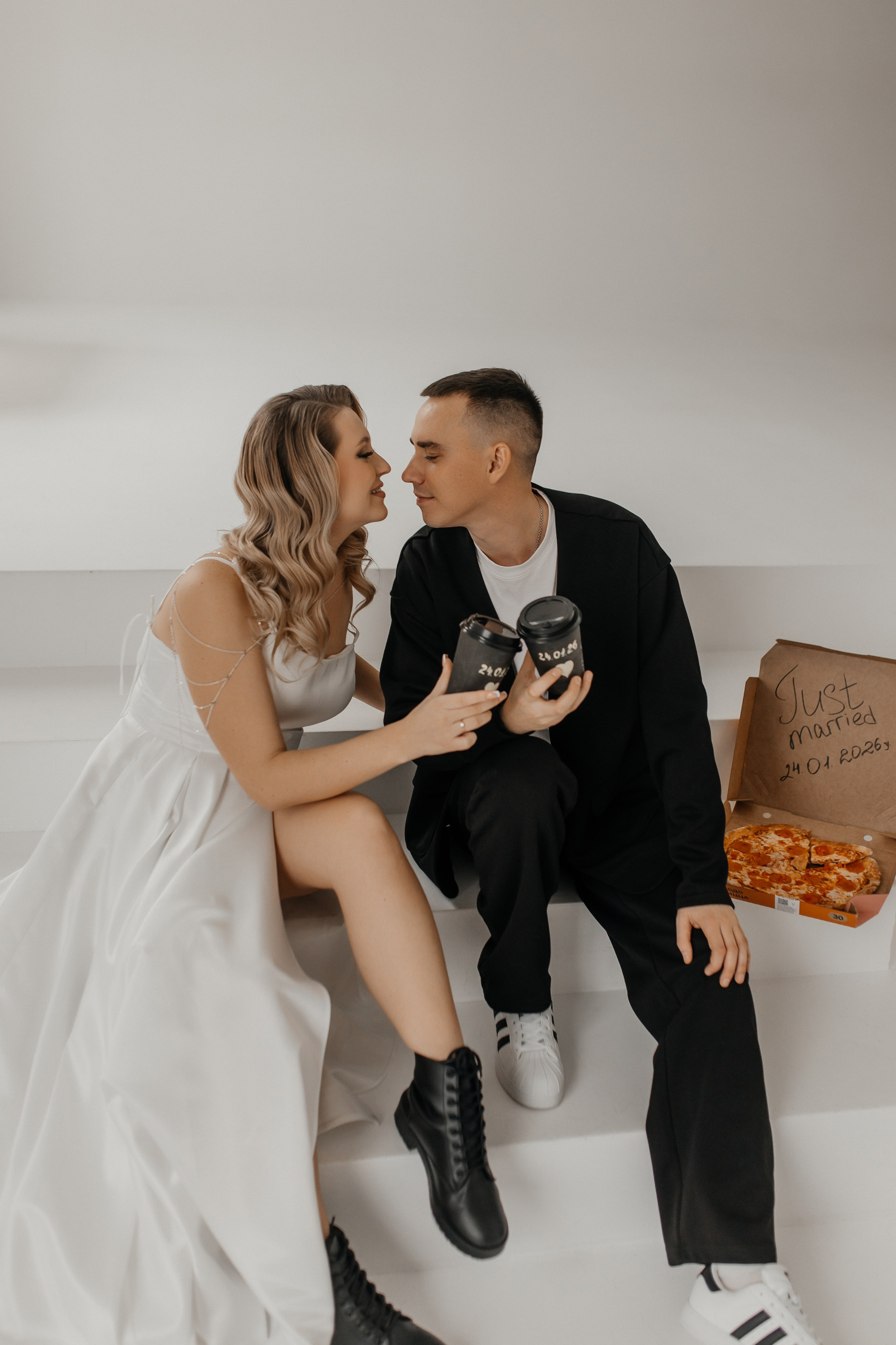 Свадебная серия в студии