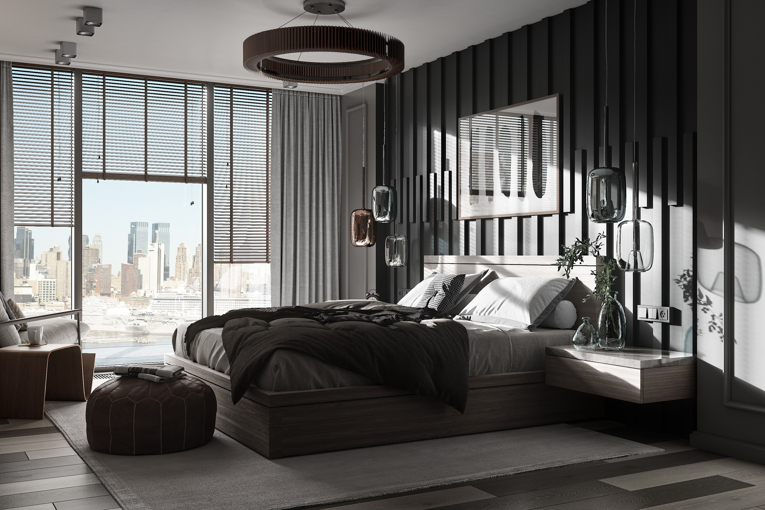 Hudson apartment | for Broken Concept LLC. Interior visualisation | avocado.render