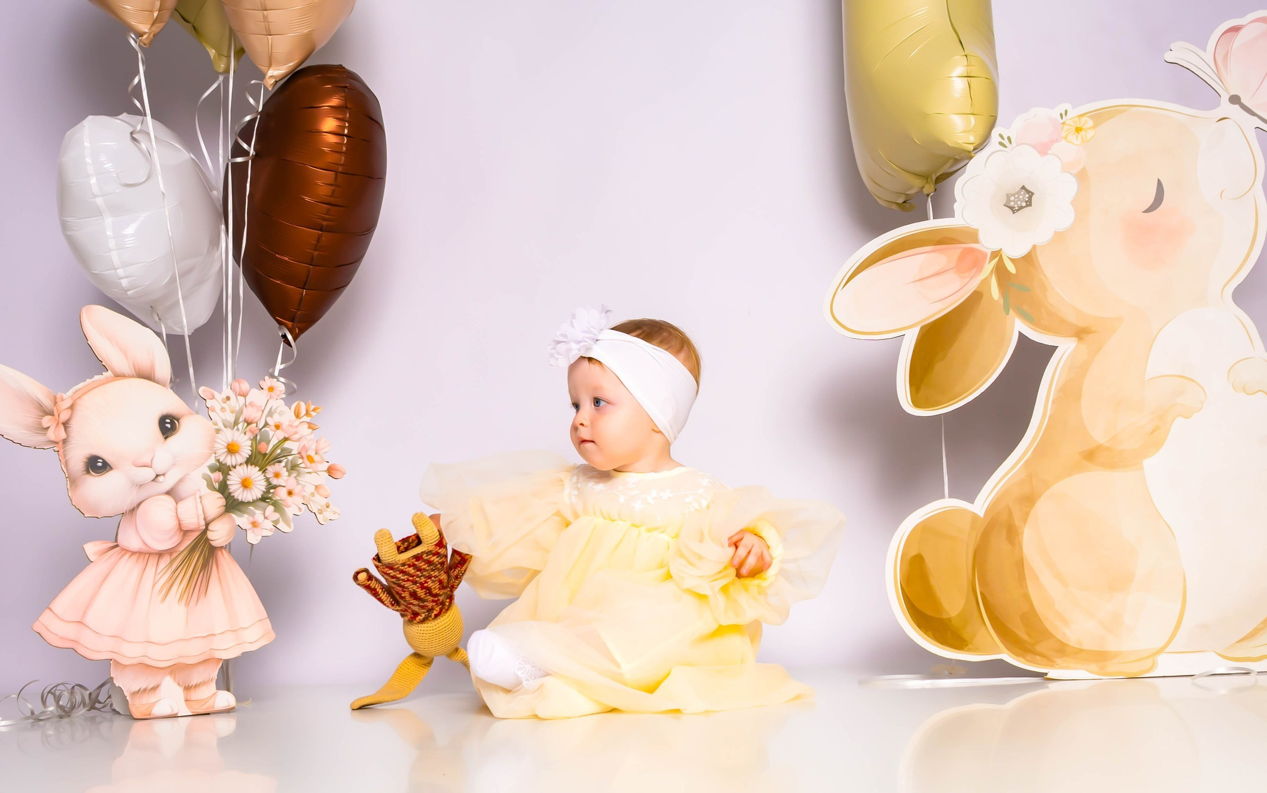 Фотозона для малышки, девочка годик