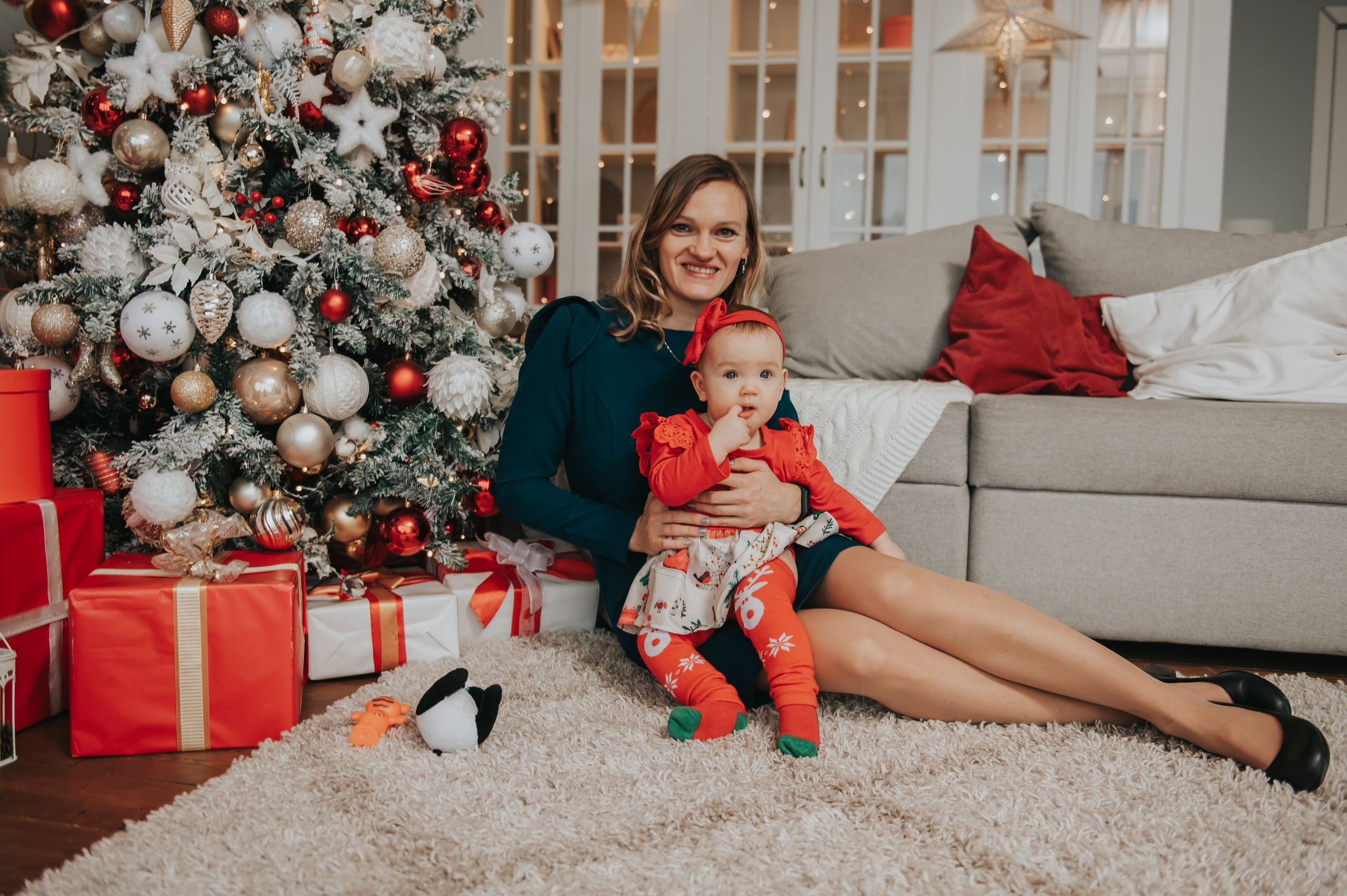 Новогодняя студийная съемка для малышки. Свадебный и семейный фотограф София Невская