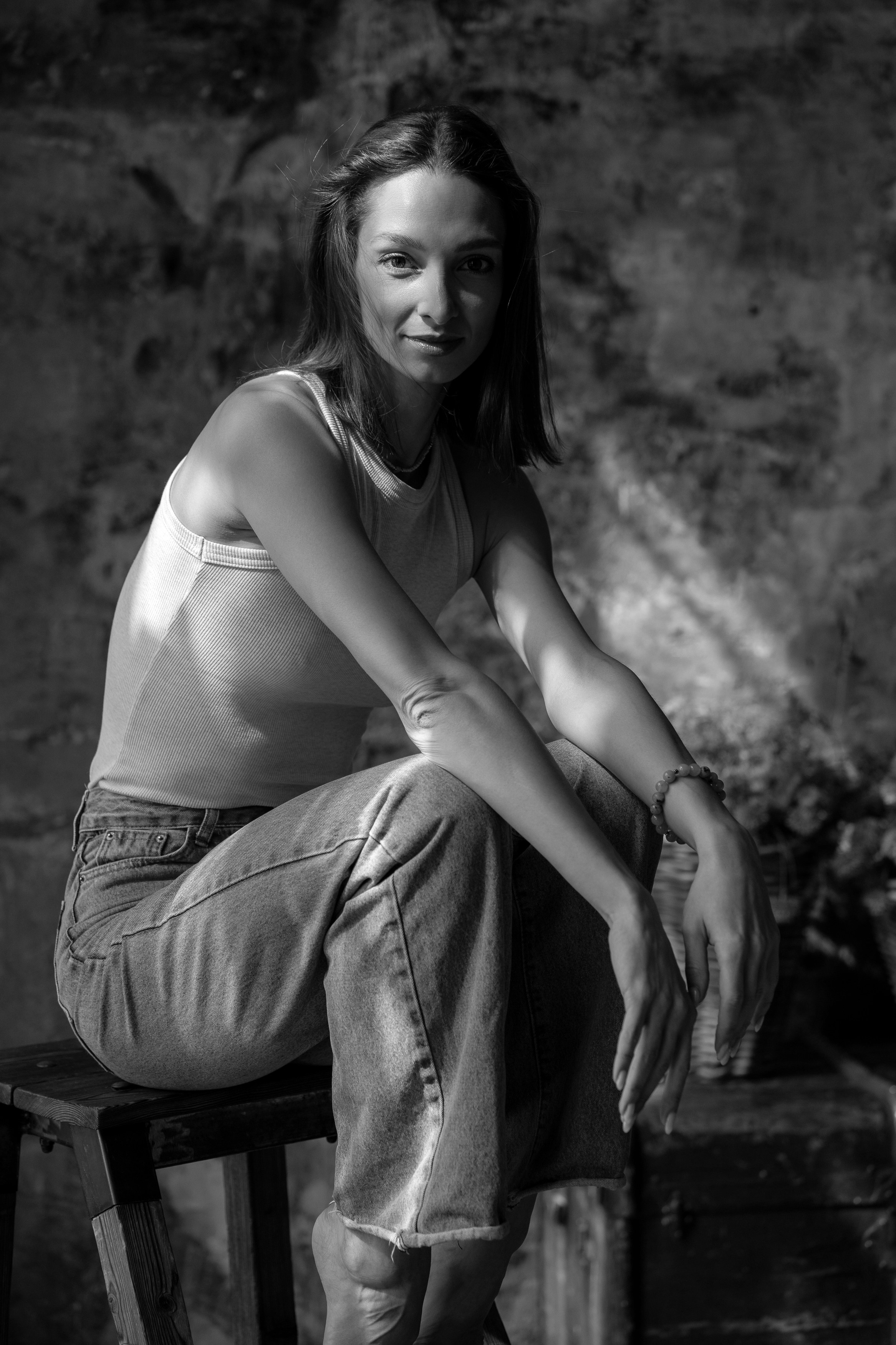 Женская съемка в студии. Портретный фотограф Олеся Владимирова в Москве