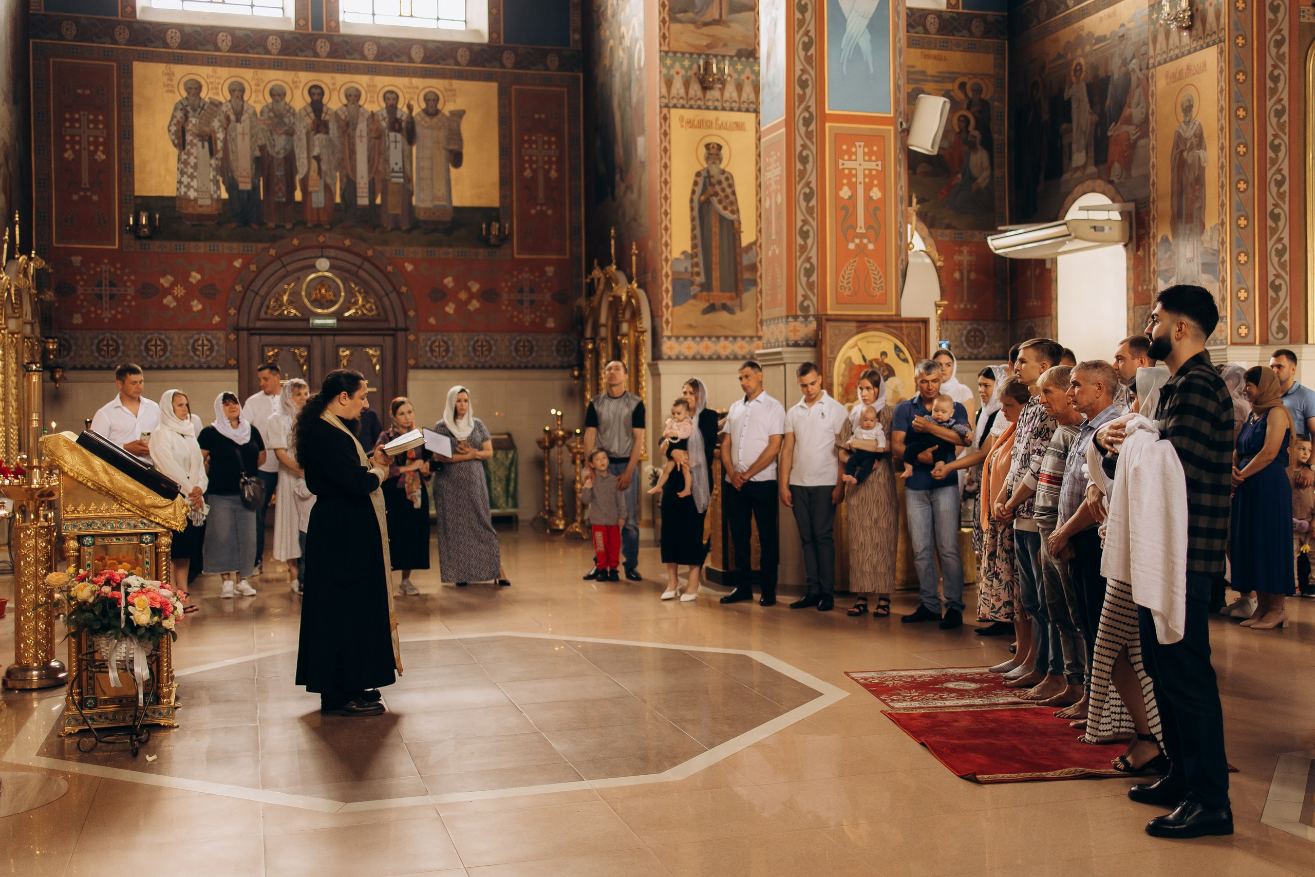 Крещение Николая и Александра. Семейный фотограф в Краснодаре Храмова Анна