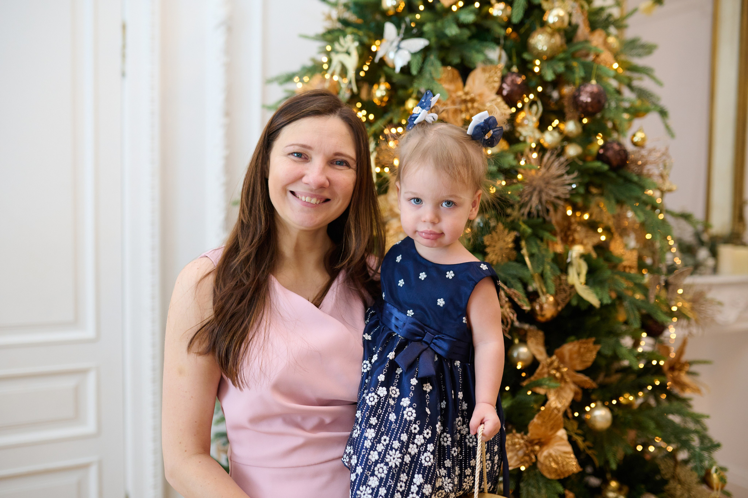 Новогодняя съемка для мам и малышей в студии. Фотограф в Санкт Петербурге Александра Вильдгрубе