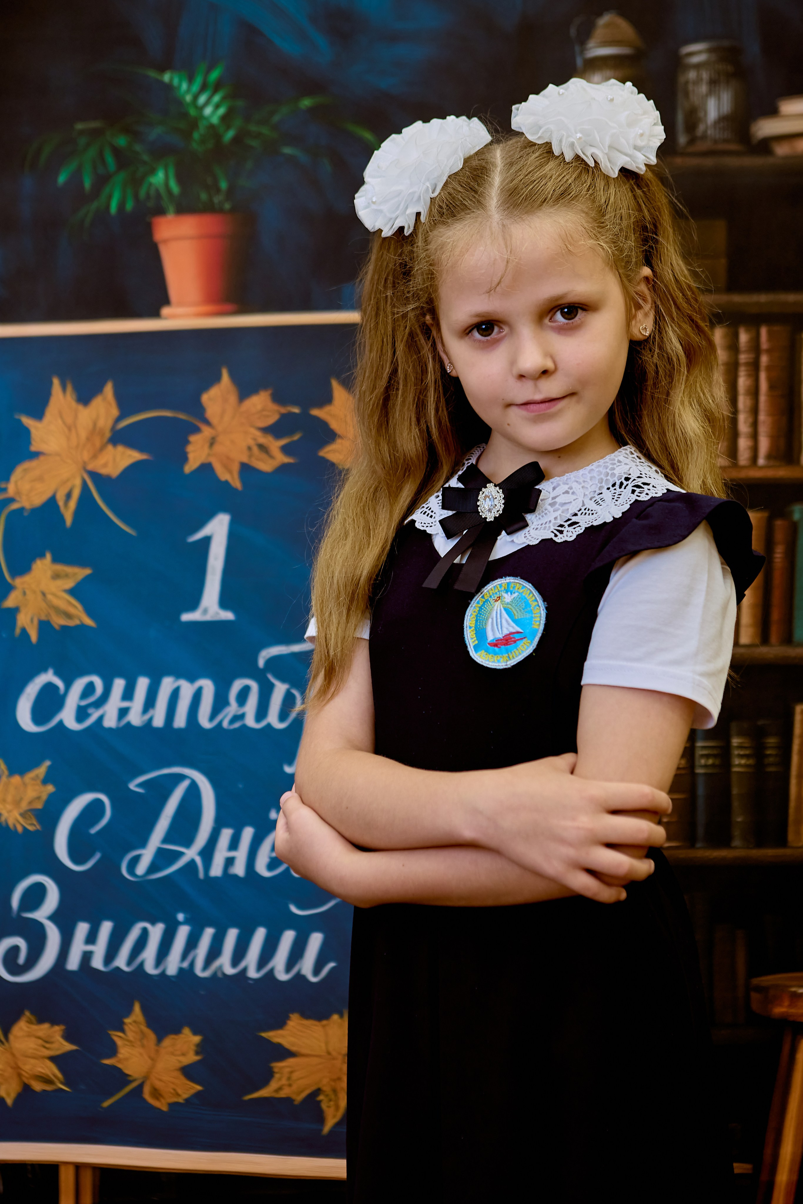 Детский школьный портрет для альбомов и фотокниг в Дзержинске от православного портретного и детского фотографа Николая Голованова