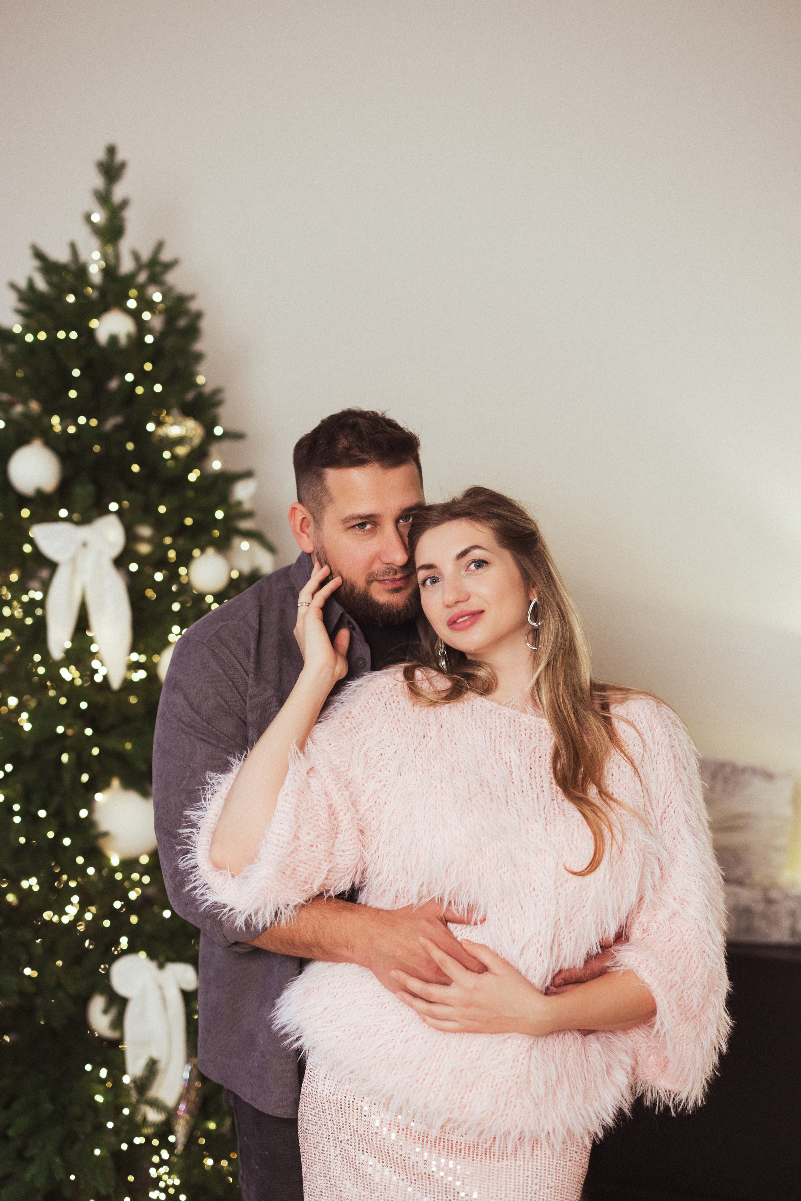 Семейная новогодняя фотосессия в фотостудии «Париж», г Краснодар. Семейный и детский фотограф в Краснодаре Анна Трашкова