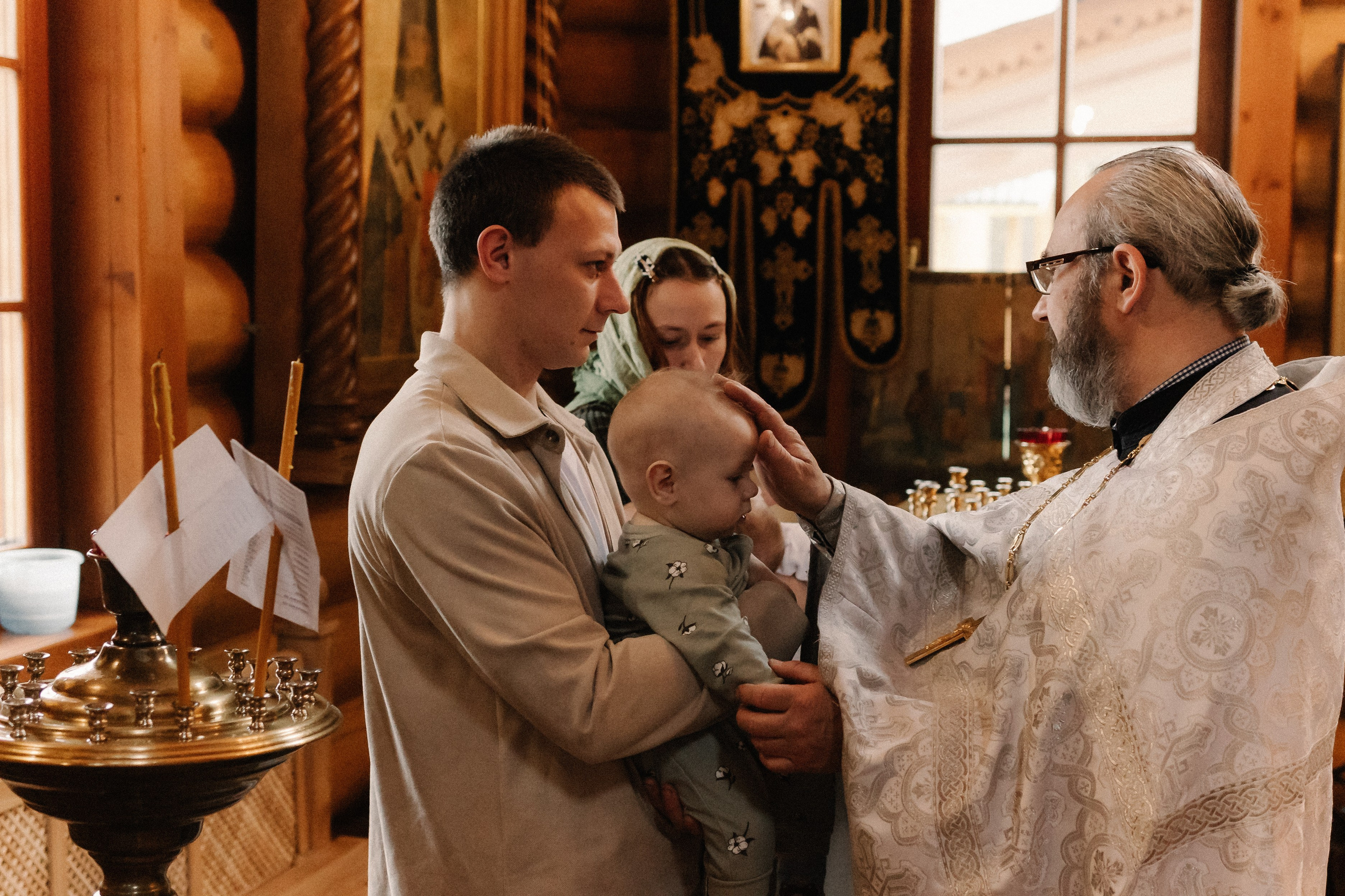 Крещение Платона и Софии. Семейный и детский фотограф в Нижнем Новгороде Буслаева Мария