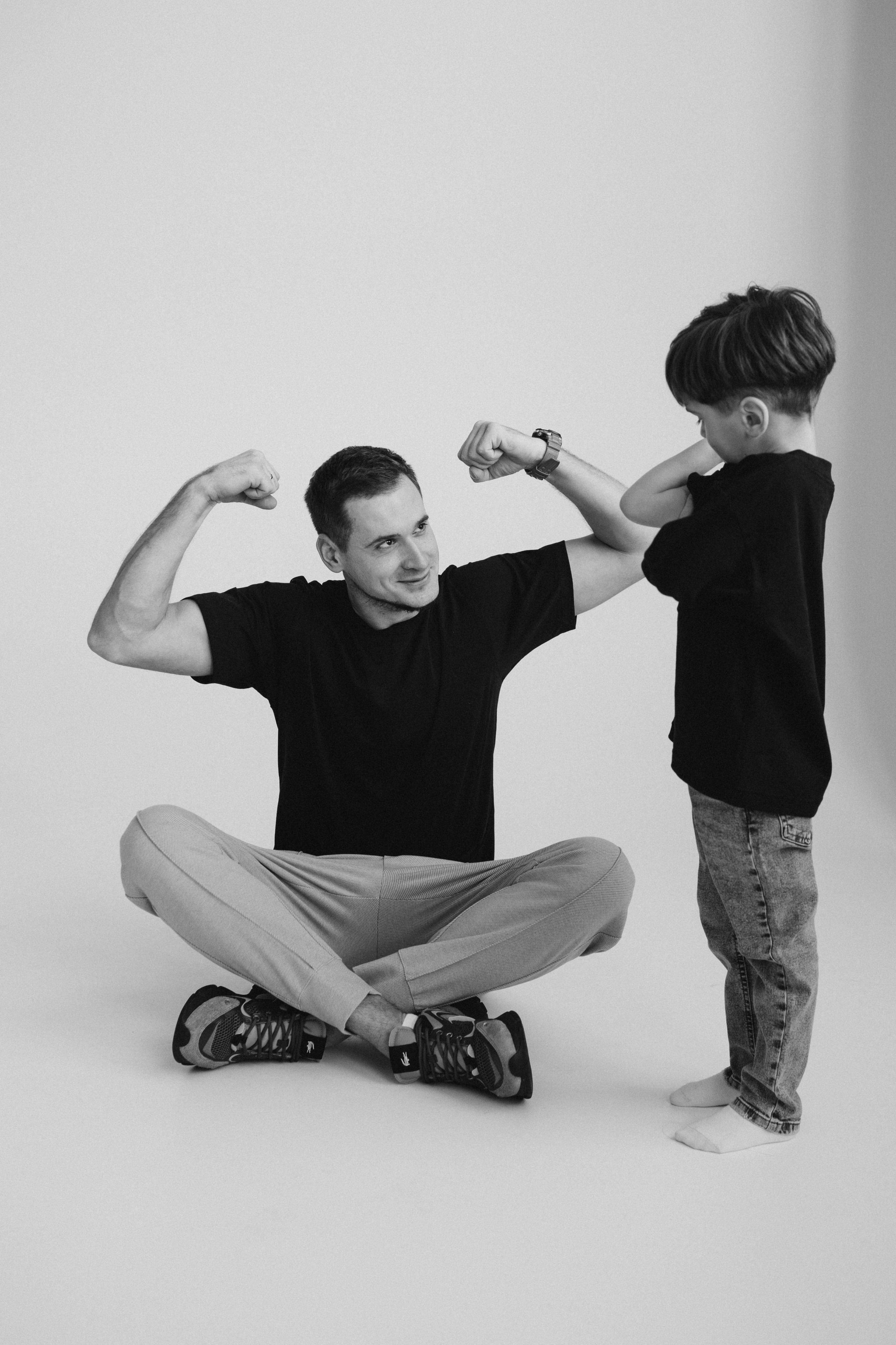 Циклорама. Семейный фотограф Екатерина Шустрова Москва и Одинцово