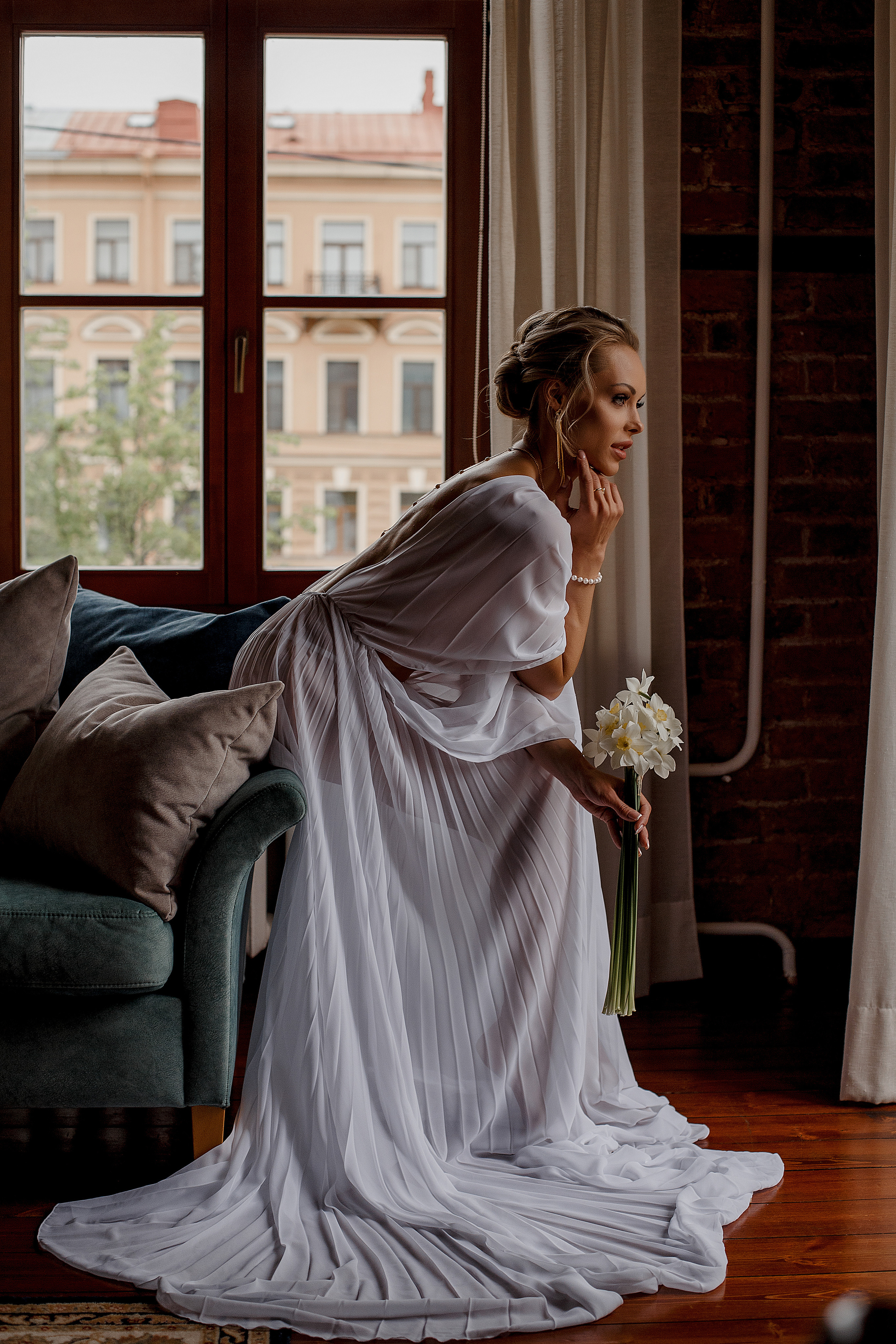 Утро Невесты. сборы в отеле. Свадебный фотограф Санкт-Петербург  Москва