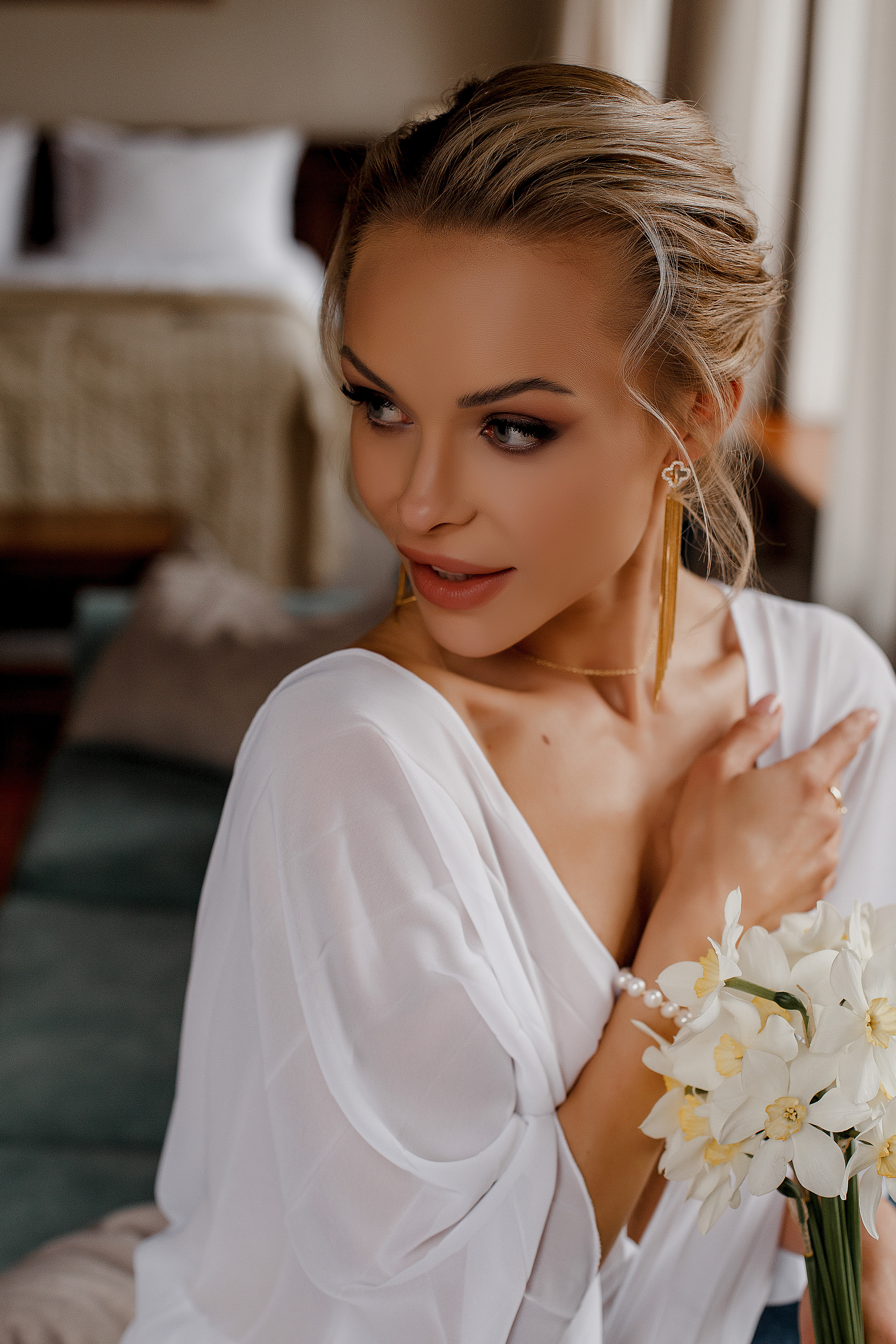 Утро Невесты. сборы в отеле. Свадебный фотограф Санкт-Петербург  Москва