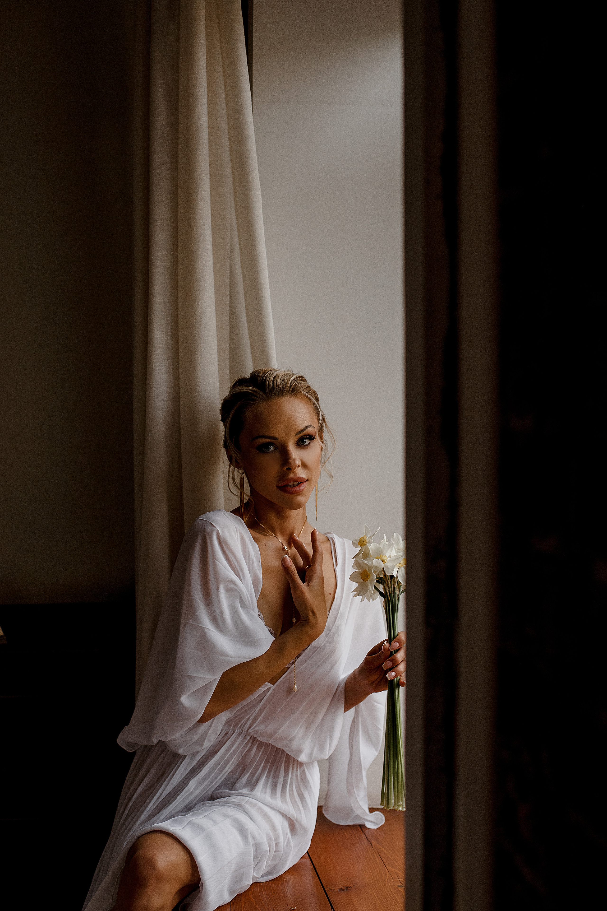 Утро Невесты. сборы в отеле. Свадебный фотограф Санкт-Петербург  Москва