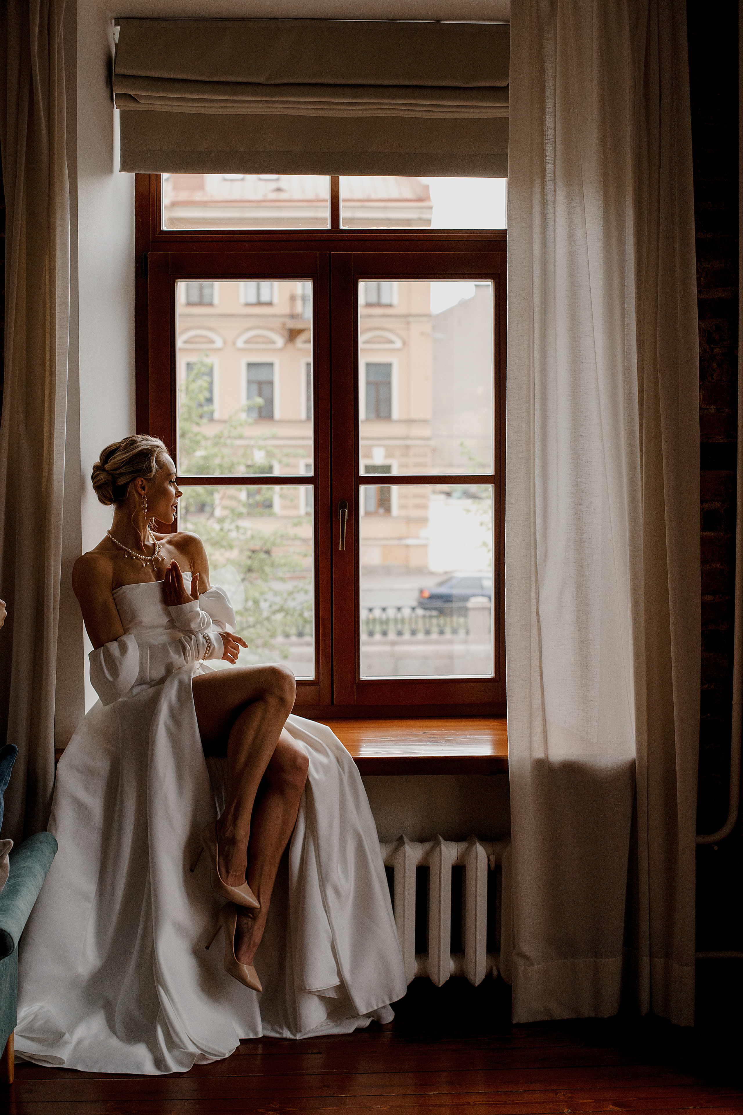 Утро Невесты. сборы в отеле. Свадебный фотограф Санкт-Петербург  Москва