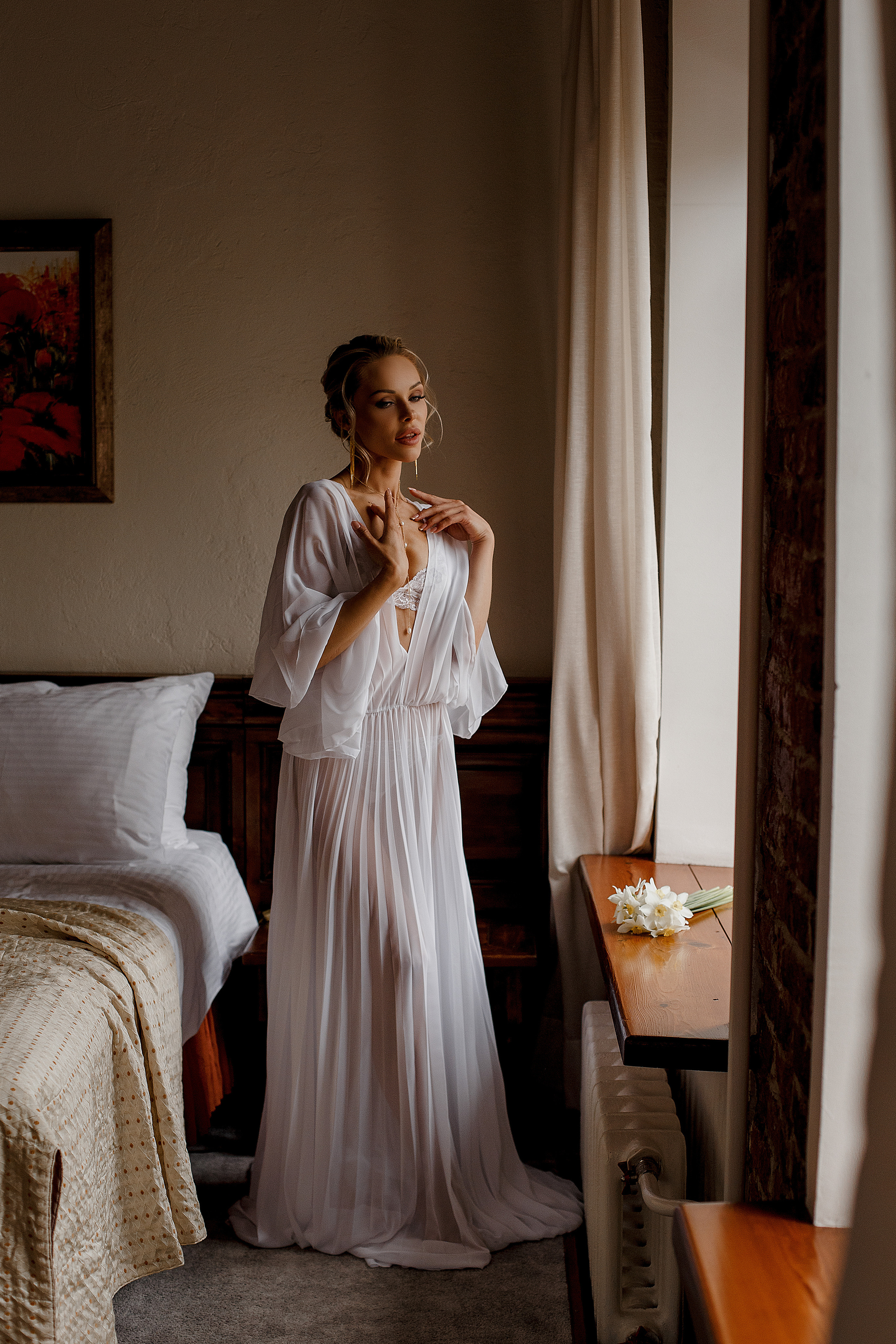 Утро Невесты. сборы в отеле. Свадебный фотограф Санкт-Петербург  Москва