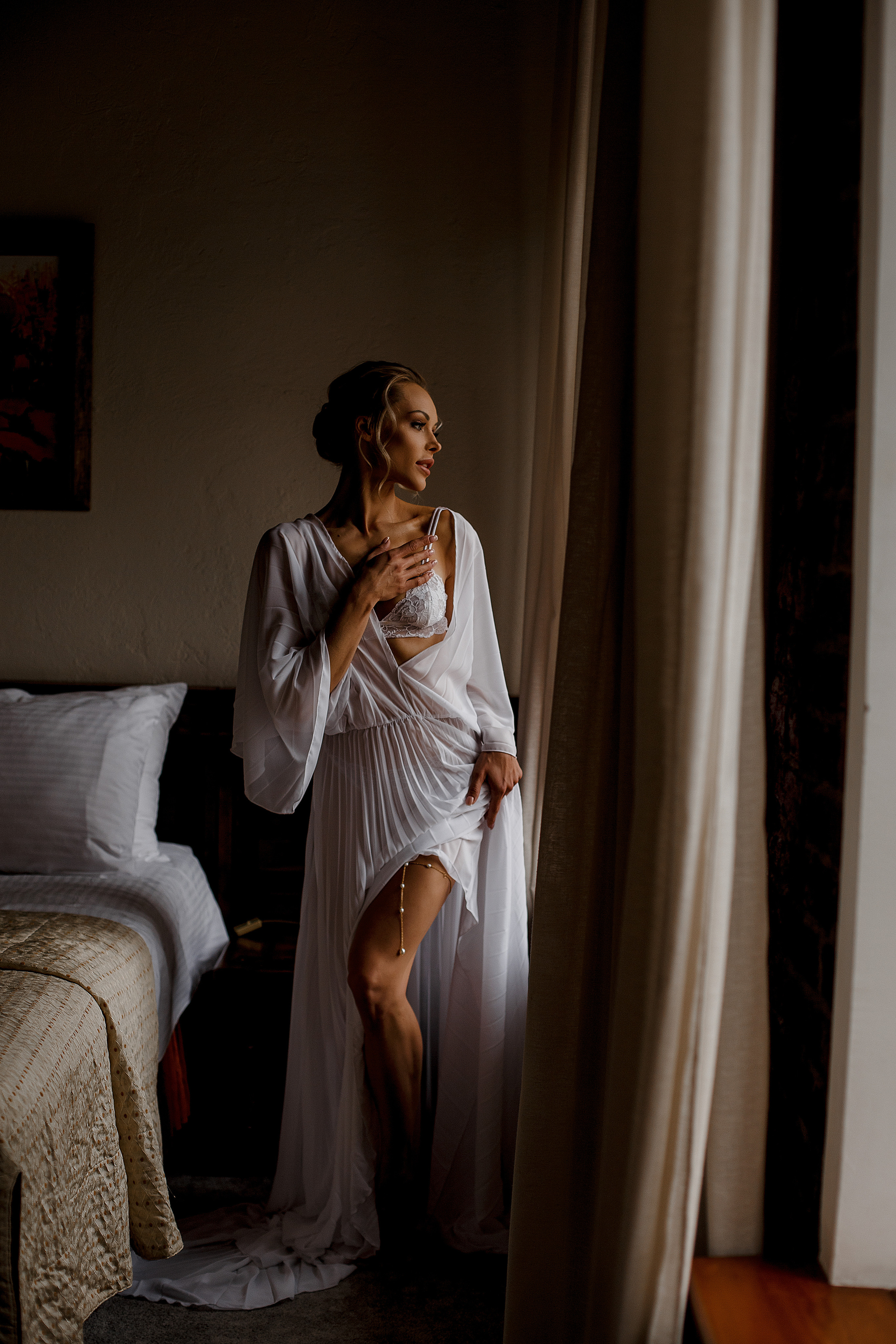 Утро Невесты. сборы в отеле. Свадебный фотограф Санкт-Петербург  Москва