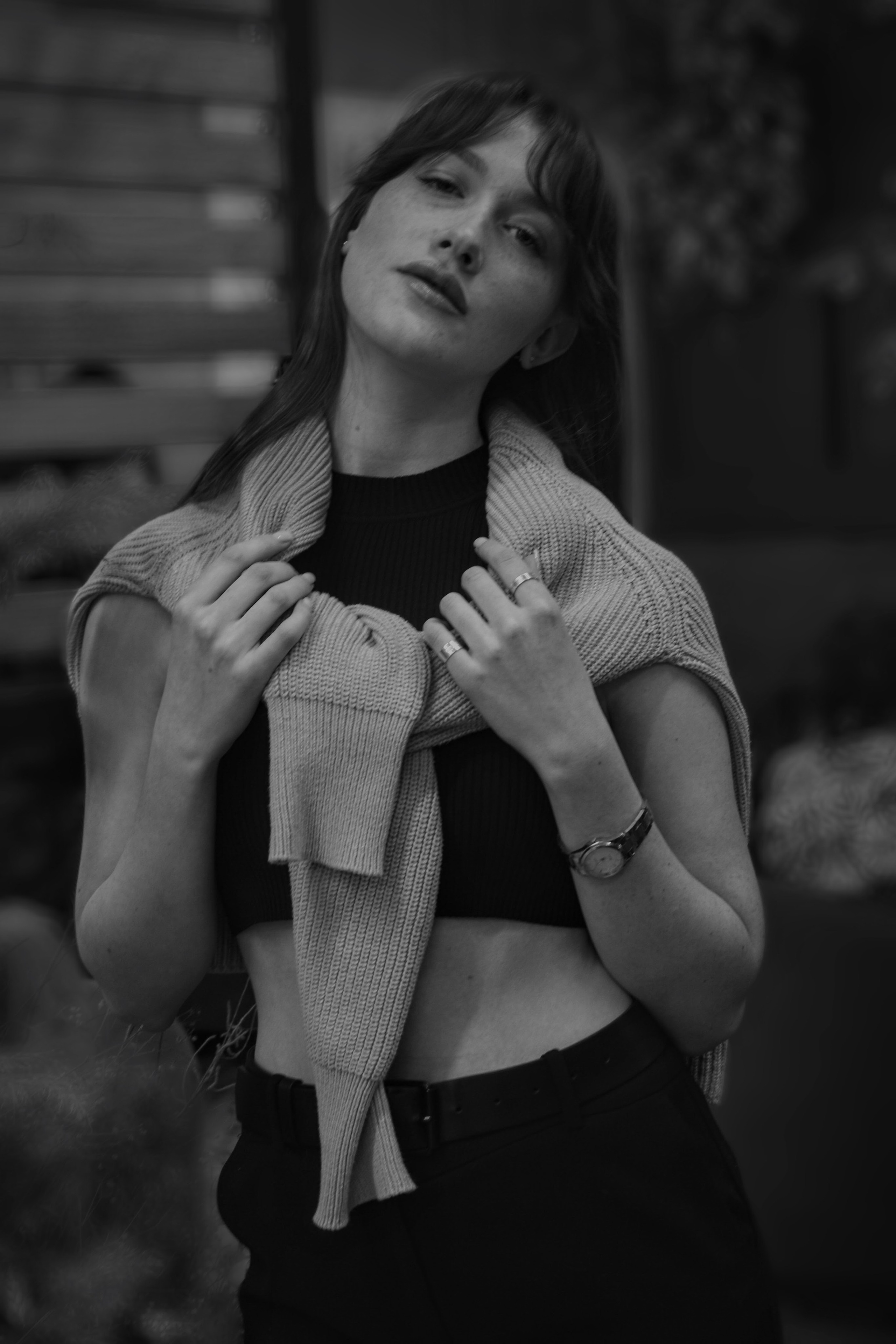 Ирина на локациях в «Lavanda» и «Marimoto». Фотограф Екатерина Козловская