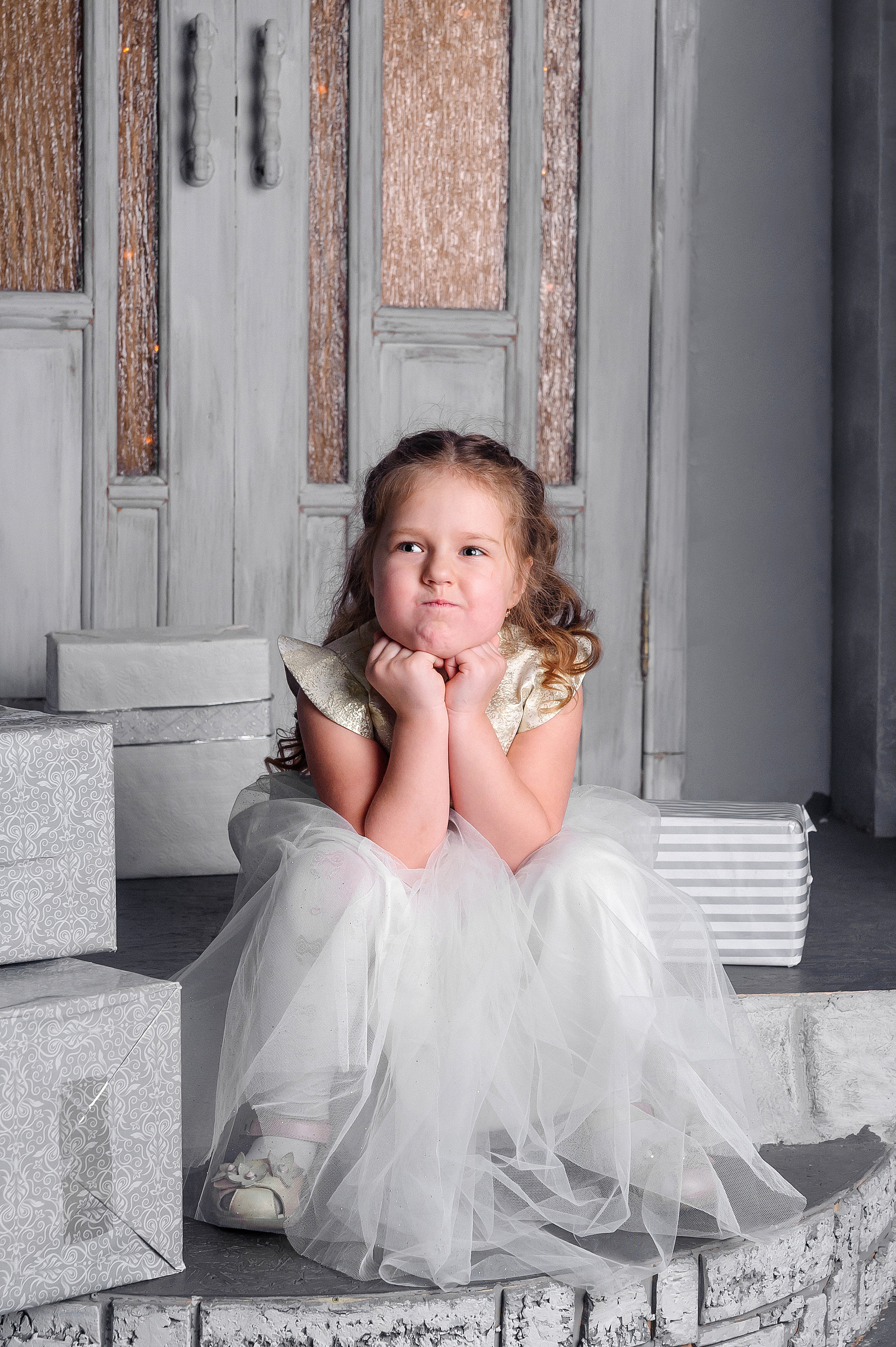 Новогодняя фотосессия в студии