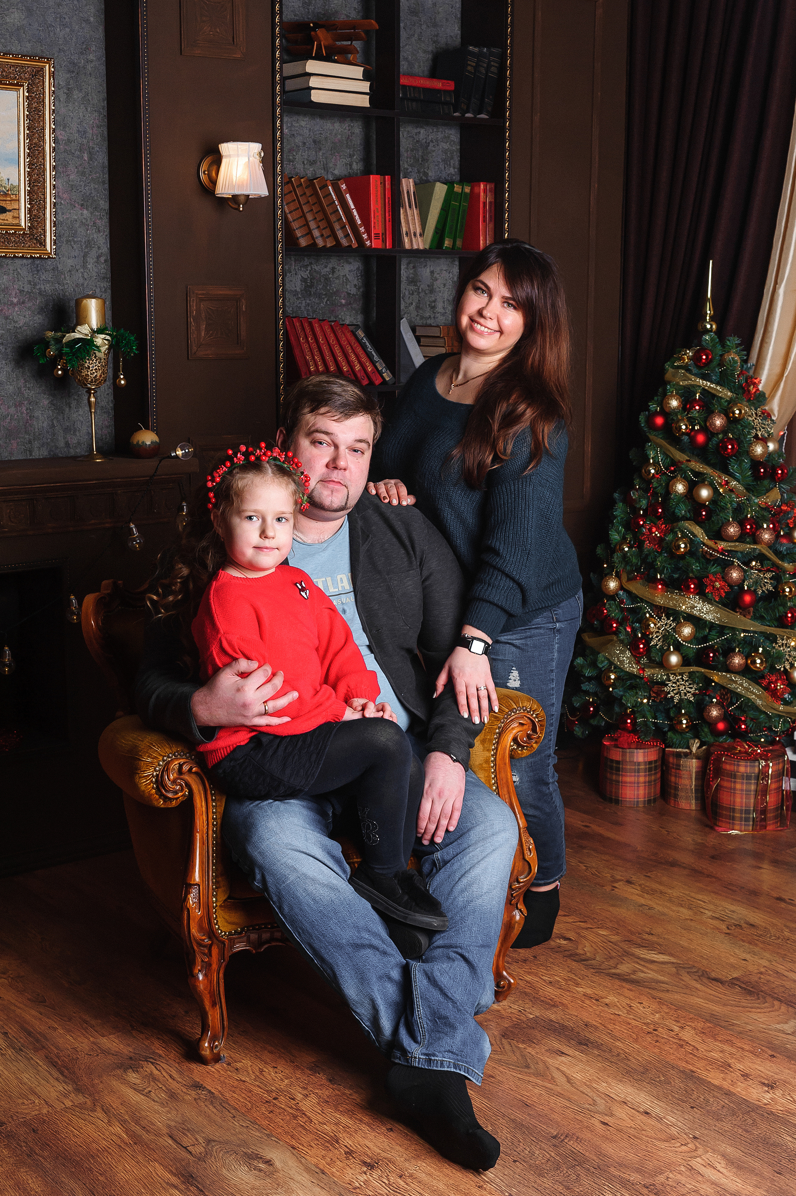 Новогодняя фотосессия в студии