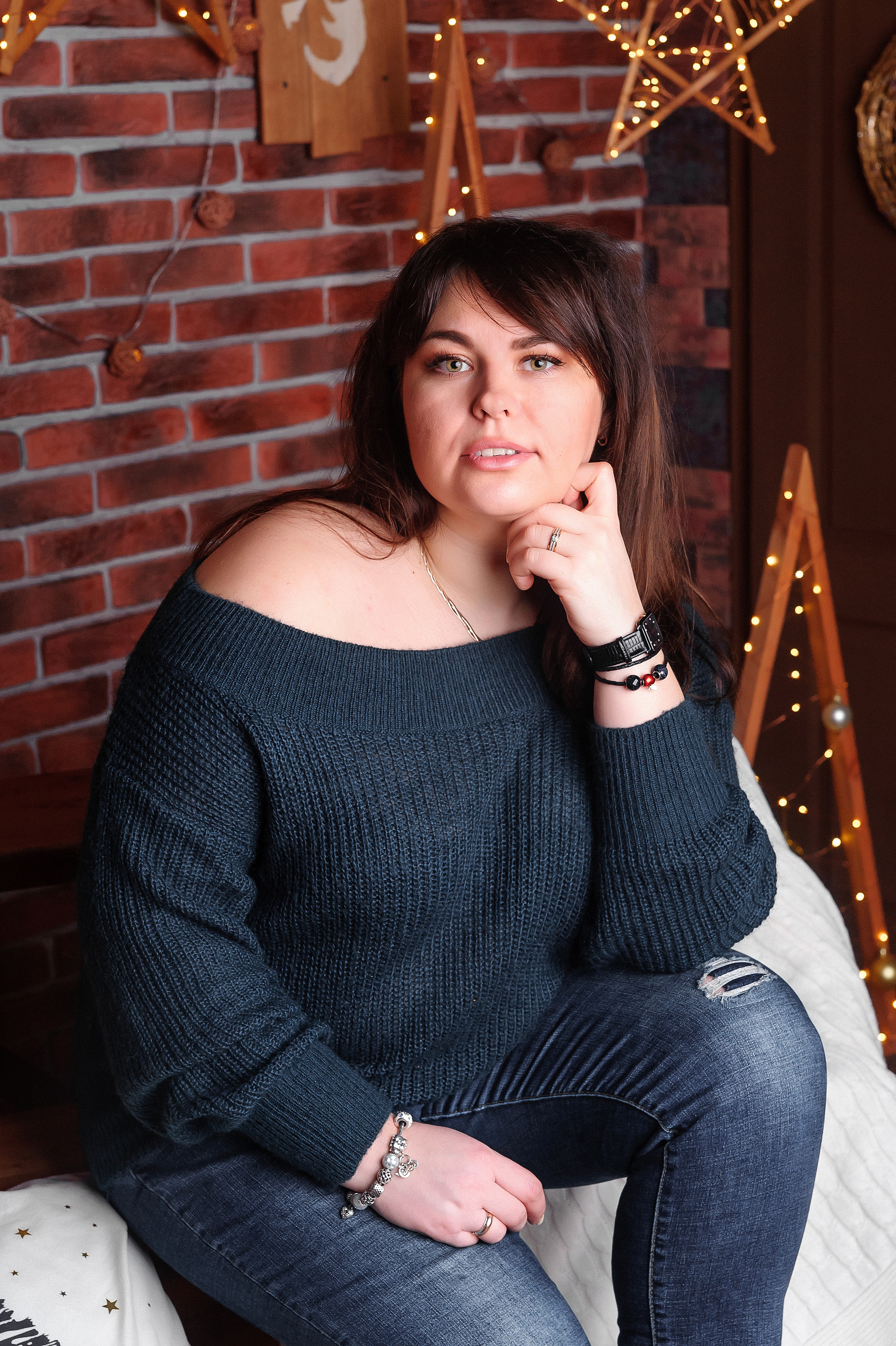 Новогодняя фотосессия в студии