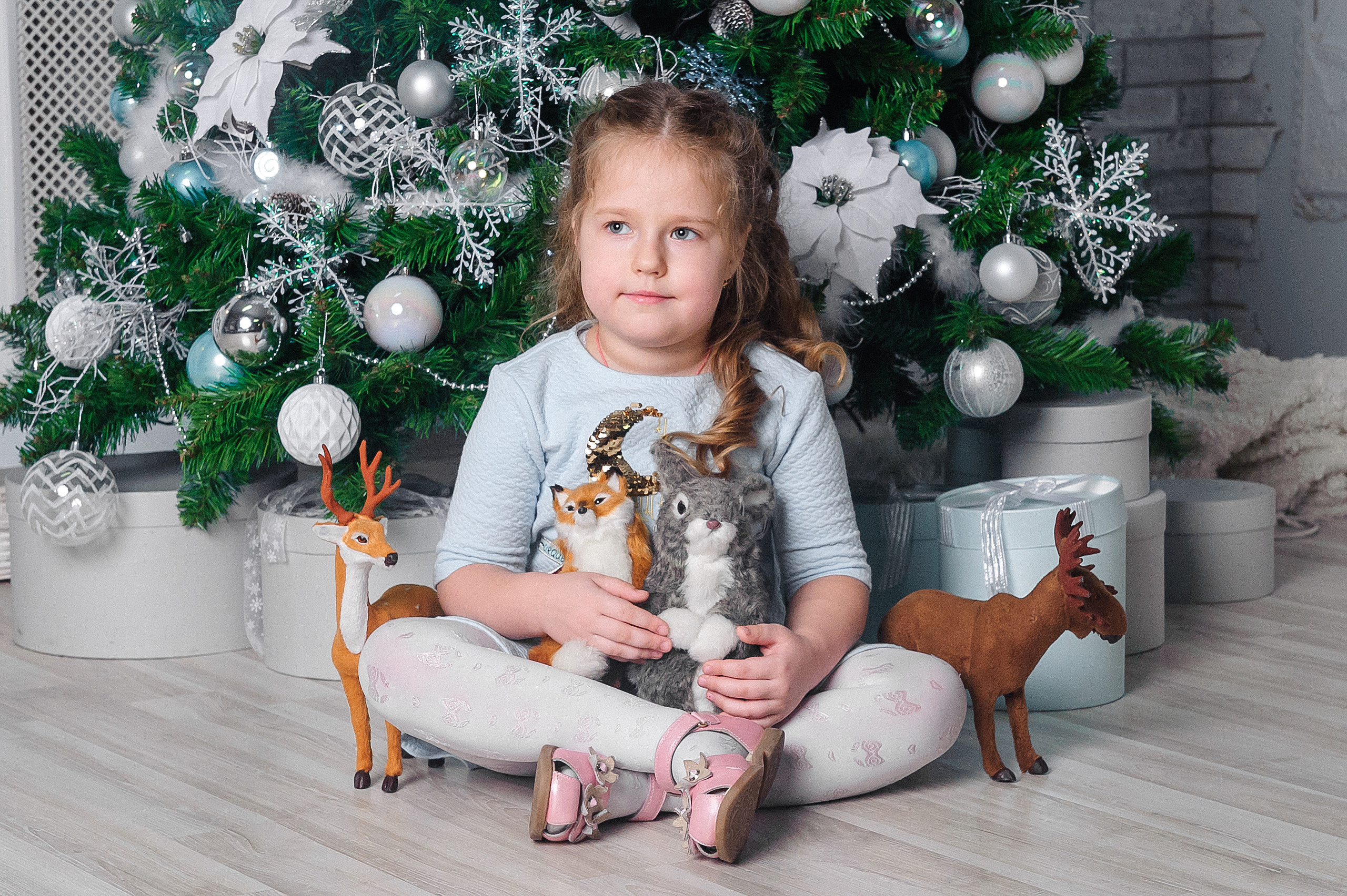 Новогодняя фотосессия в студии