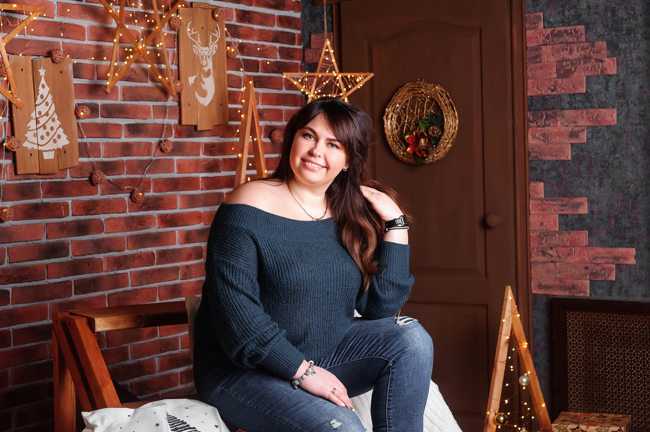 Новогодняя фотосессия в студии