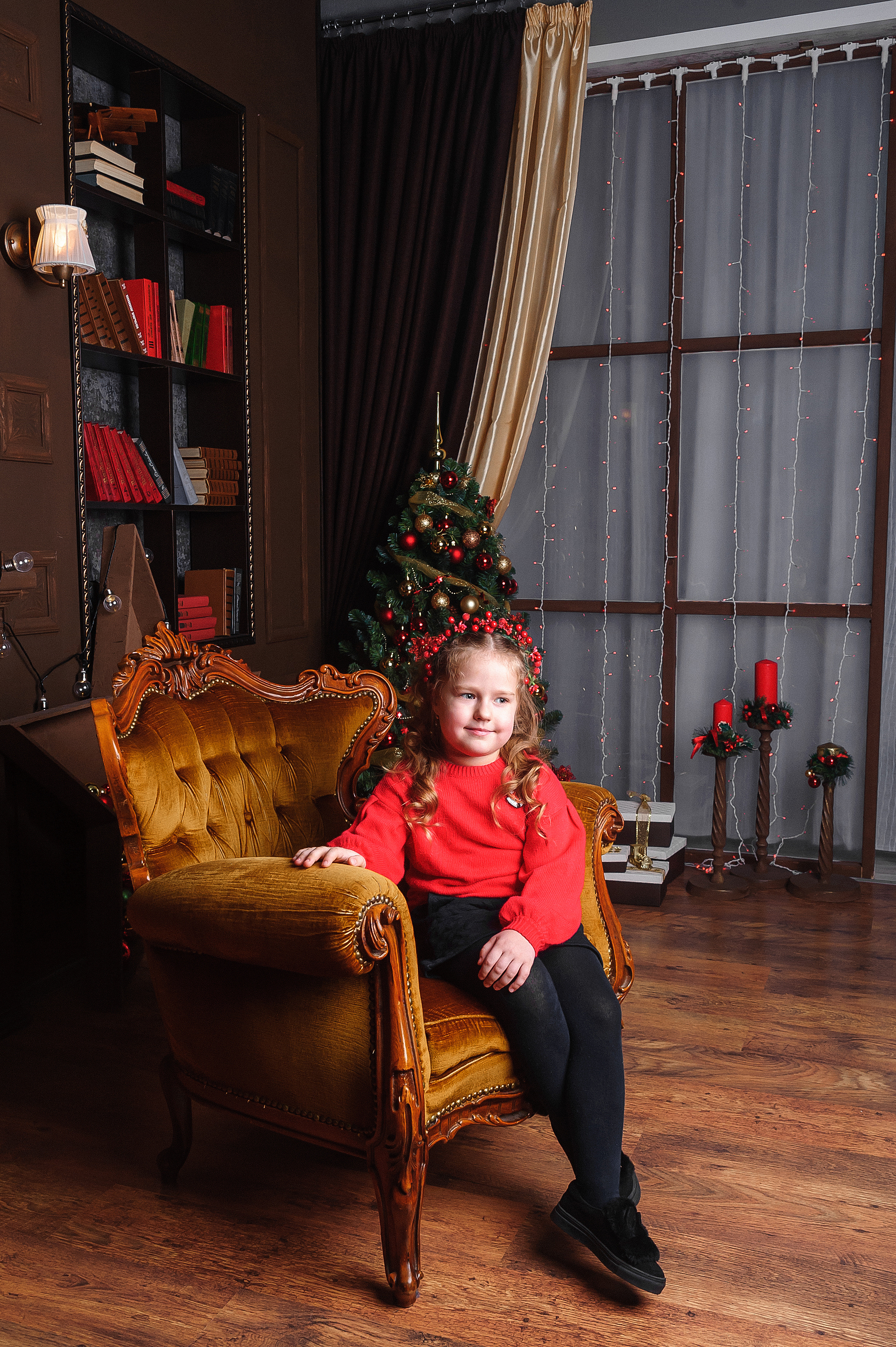 Новогодняя фотосессия в студии