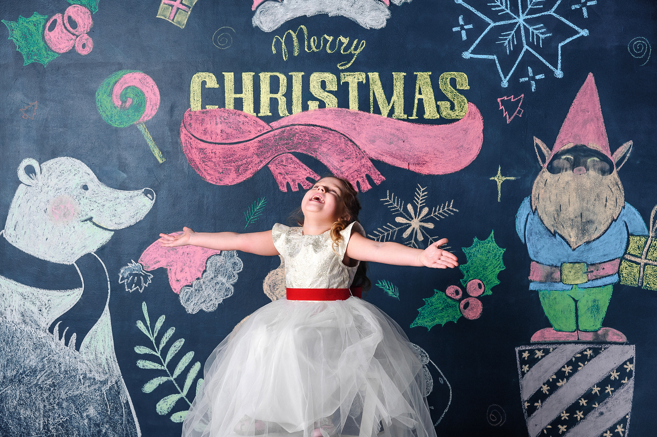 Новогодняя фотосессия в студии