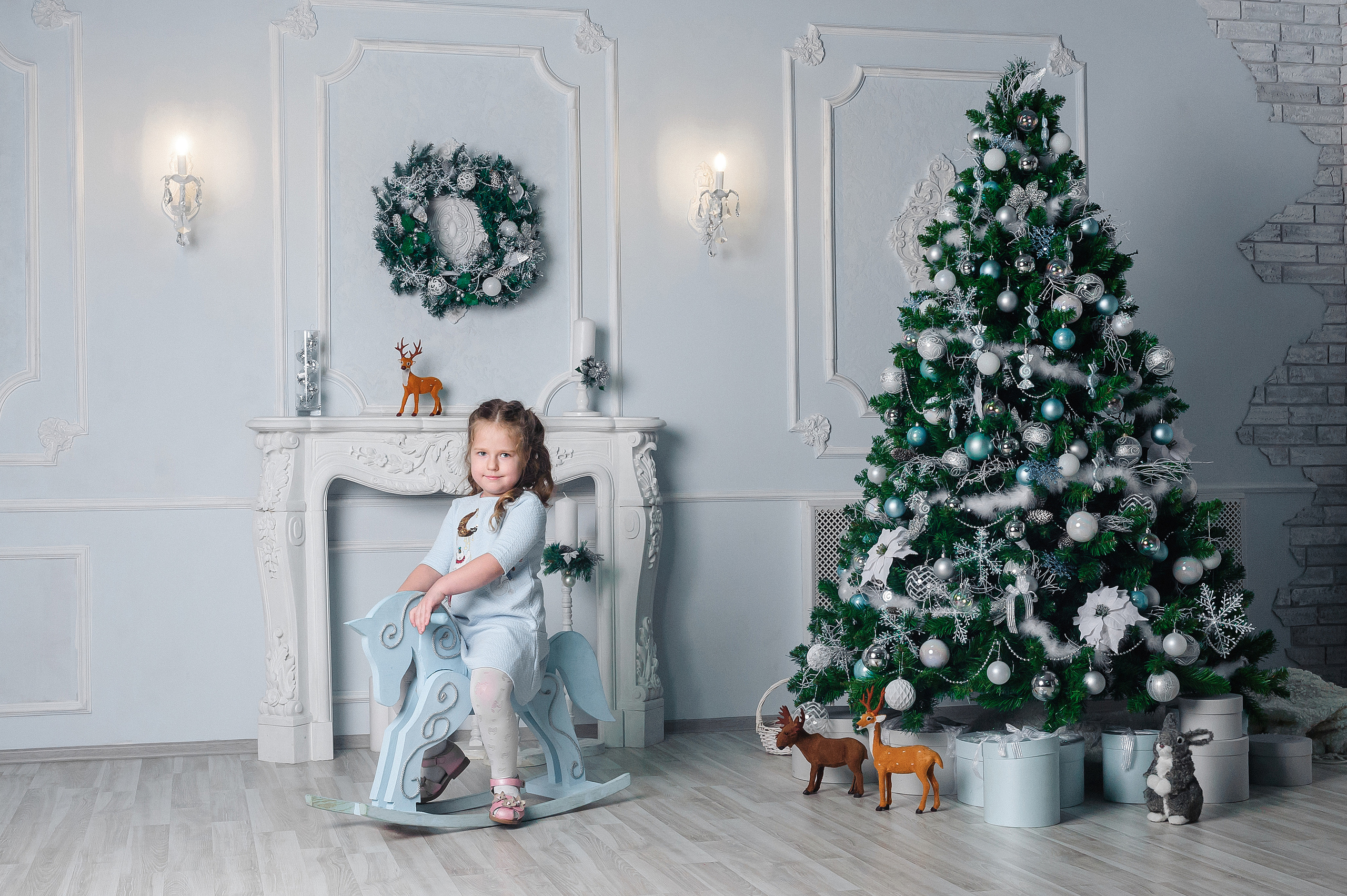 Новогодняя фотосессия в студии