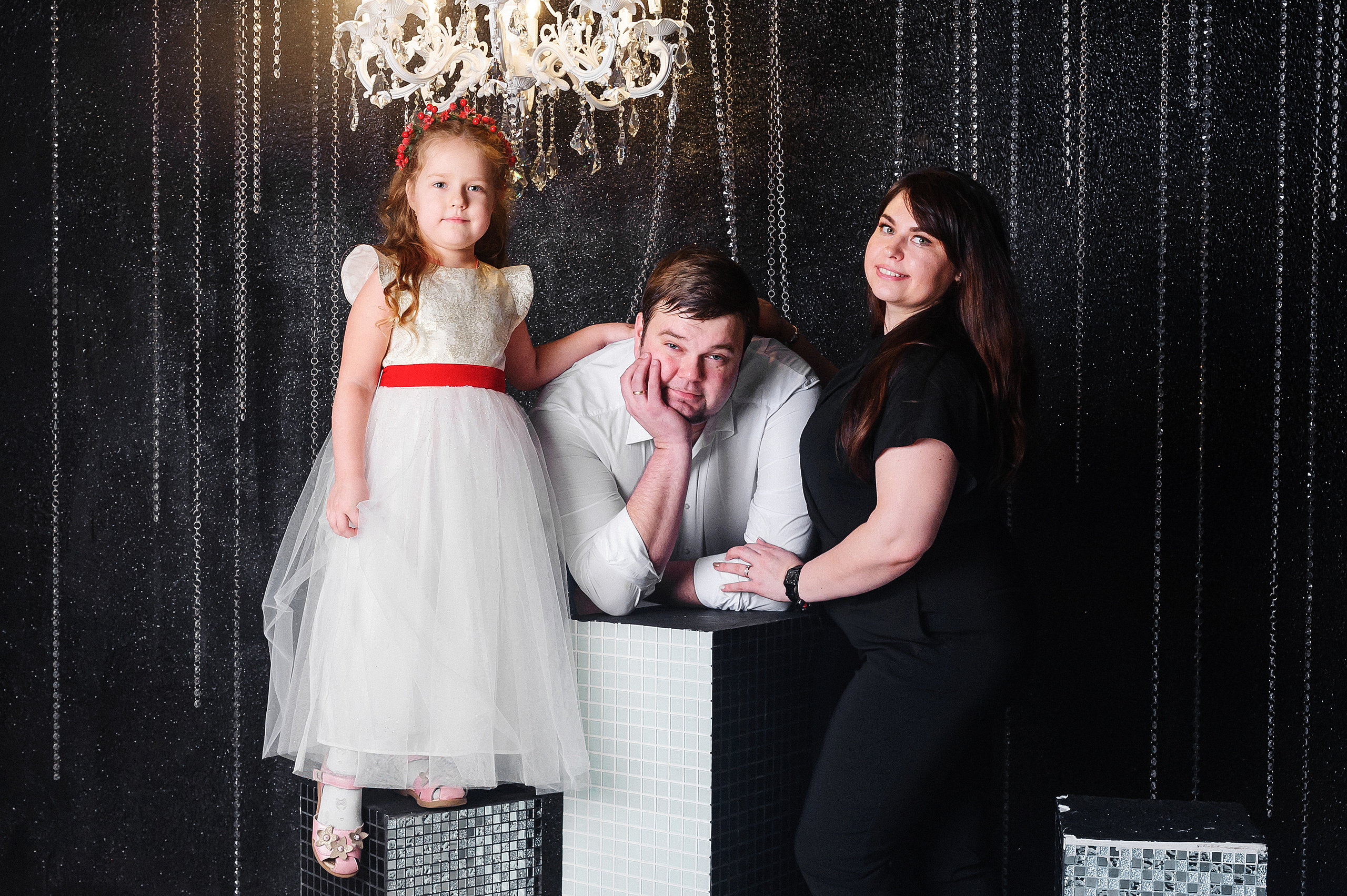 Новогодняя фотосессия в студии