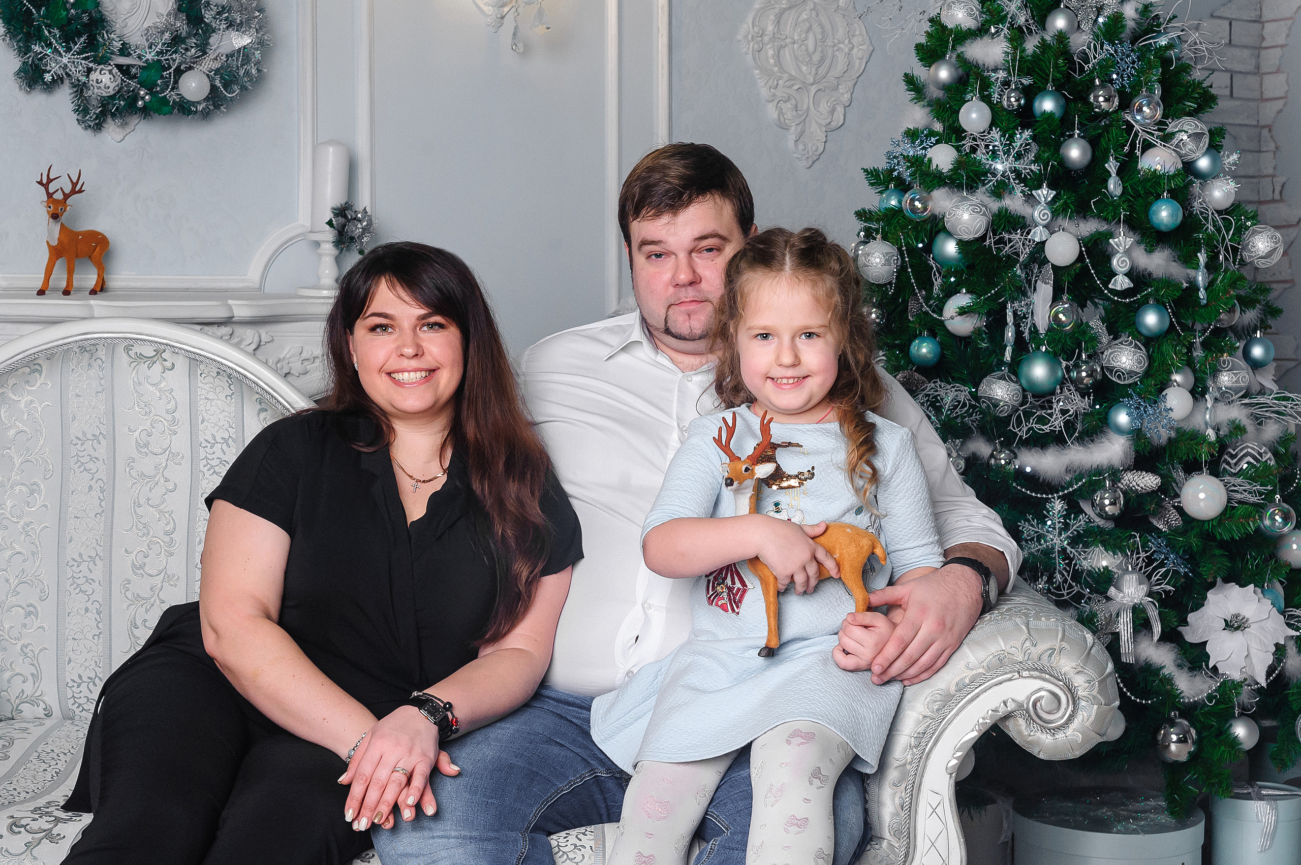 Новогодняя фотосессия в студии