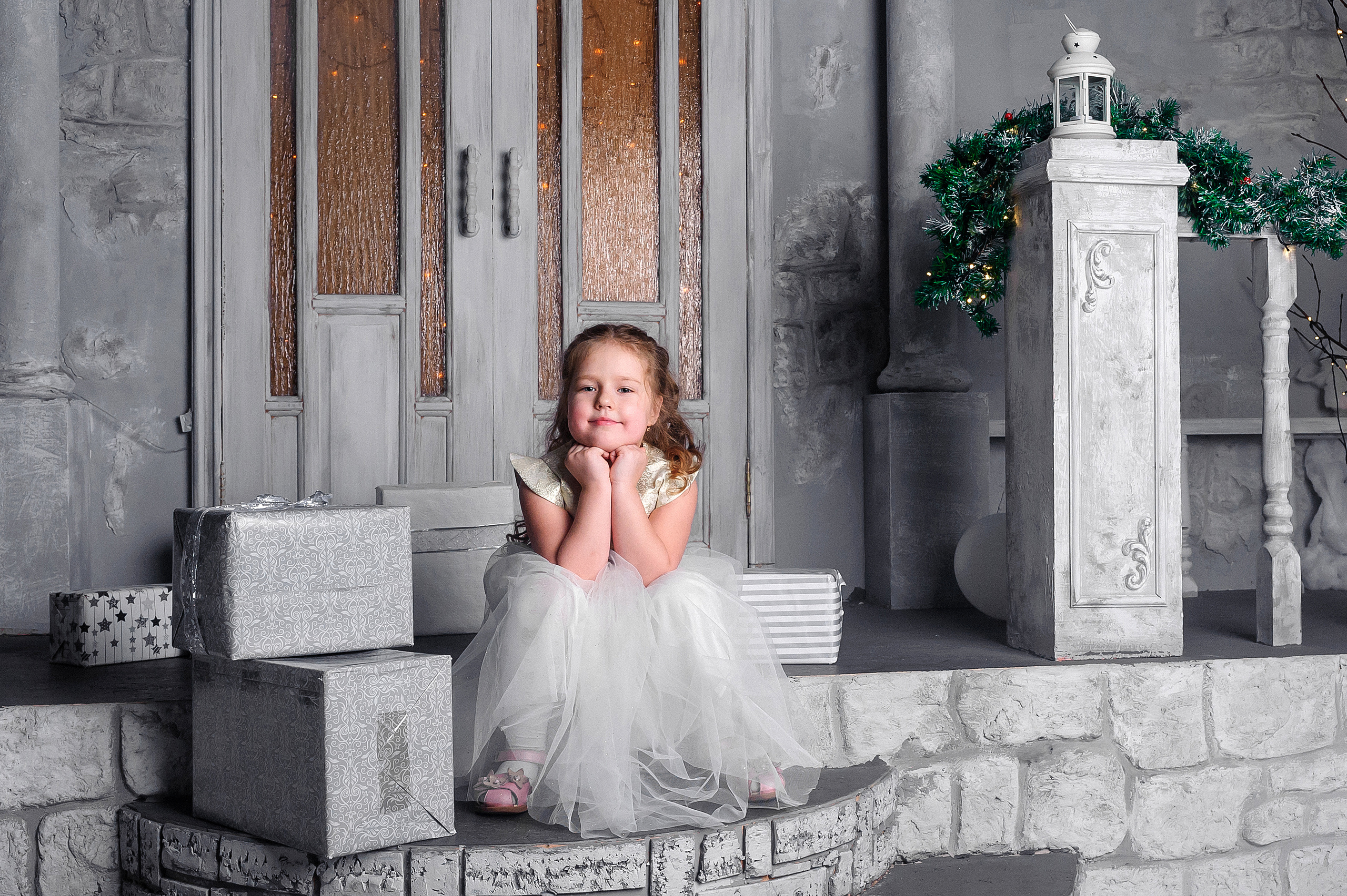 Новогодняя фотосессия в студии