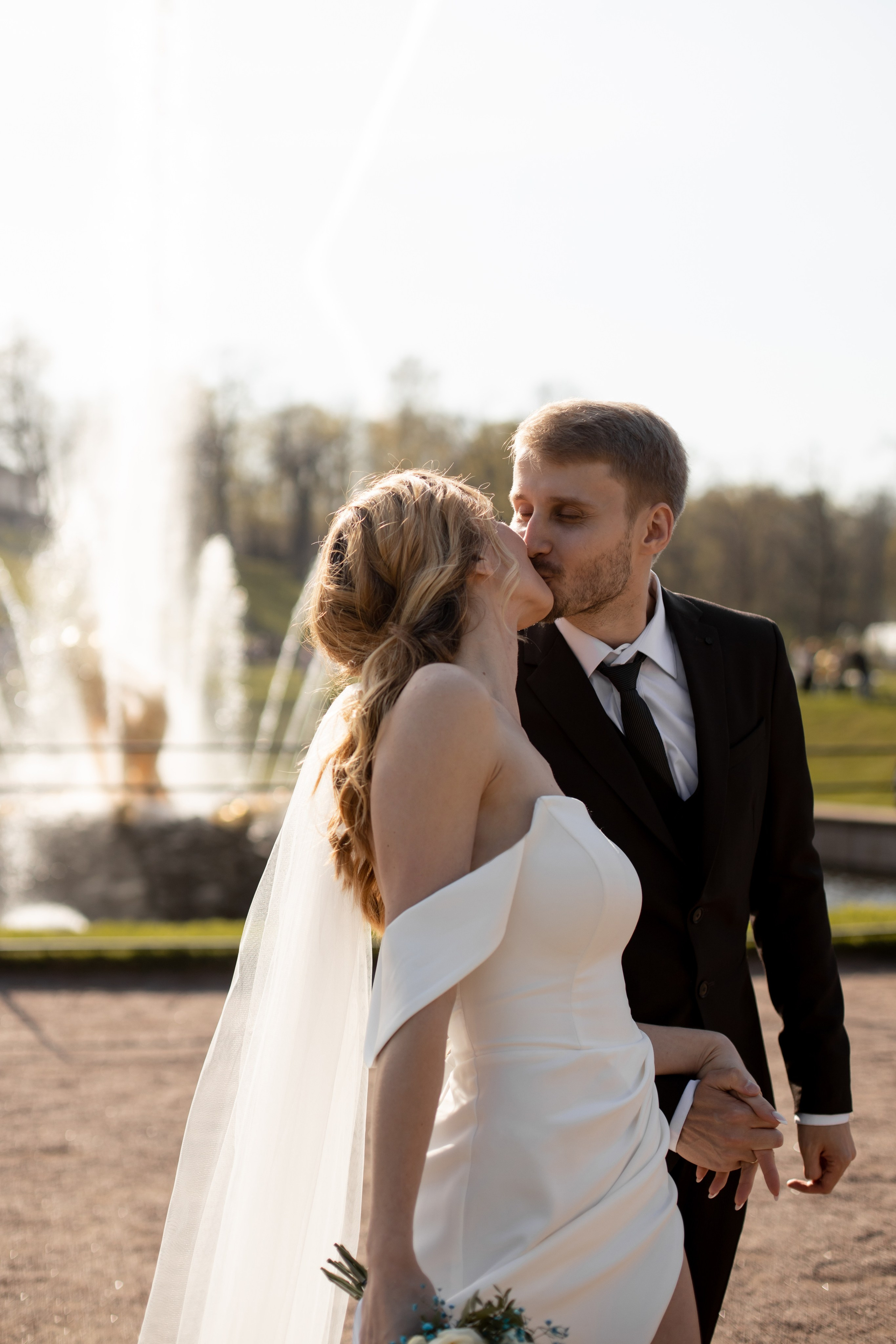 Петергоф / ЗАГС + прогулка. Свадебный и семейный фотограф в Москве Диана Левченко