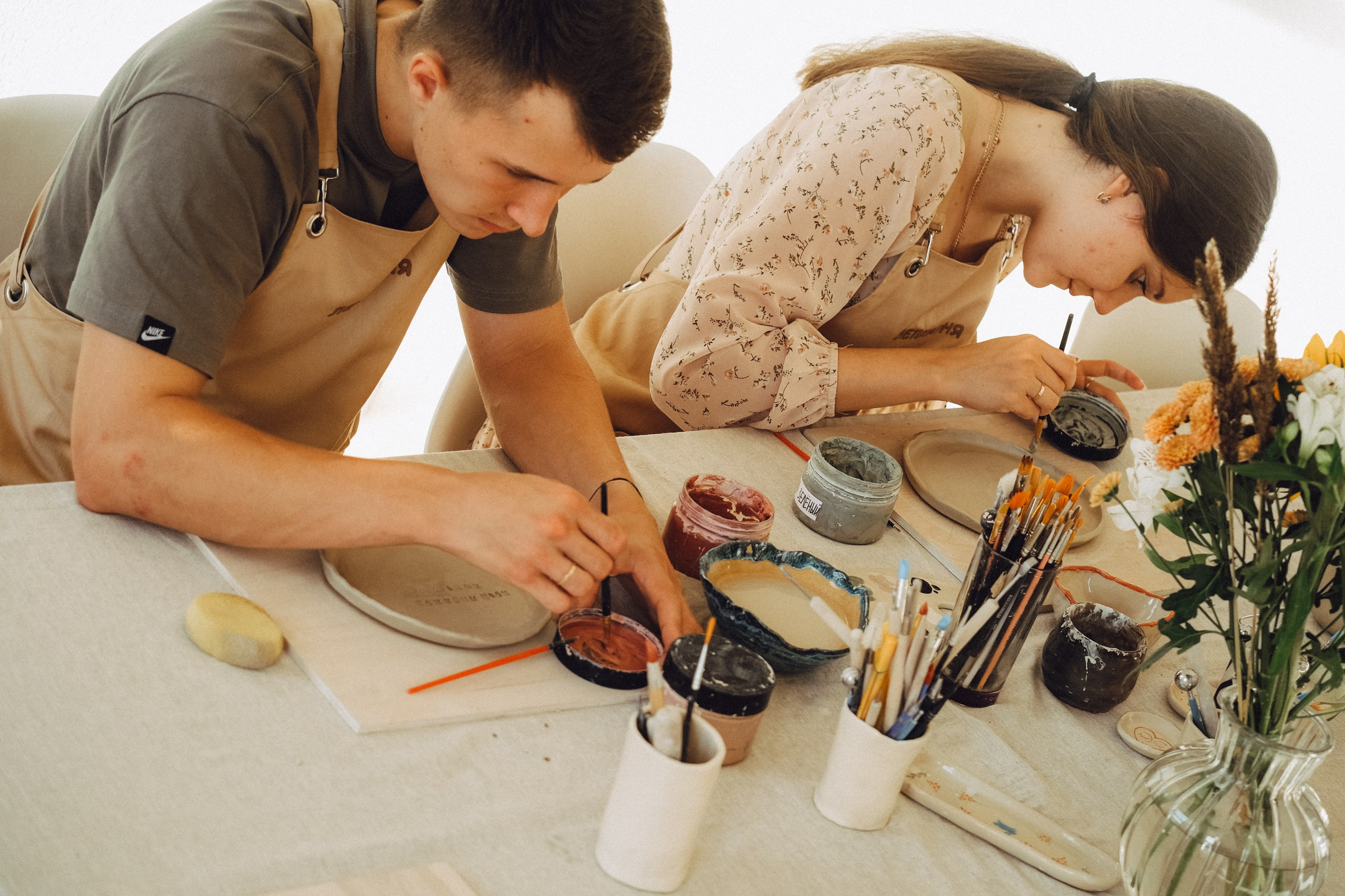 Любовь в студии лепки. Профессиональный фотограф, Санкт-Петербург — Виктория Богомолова