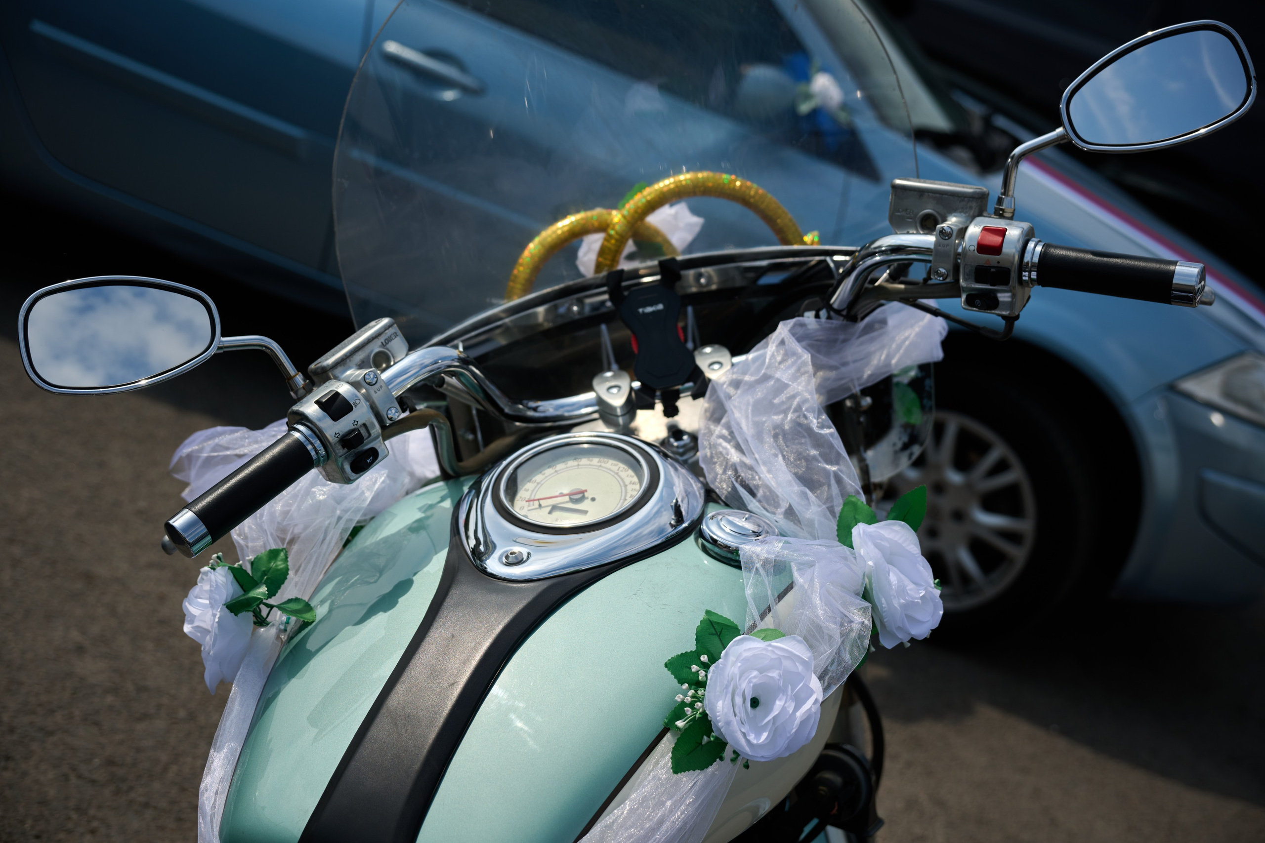 Свадьба Павла и Анастасии на тему мотоцикл — свобода. Профессиональный фотограф Старый Оскол, Губкин — свадьба, венчание, крещение, юбилей и день рождения