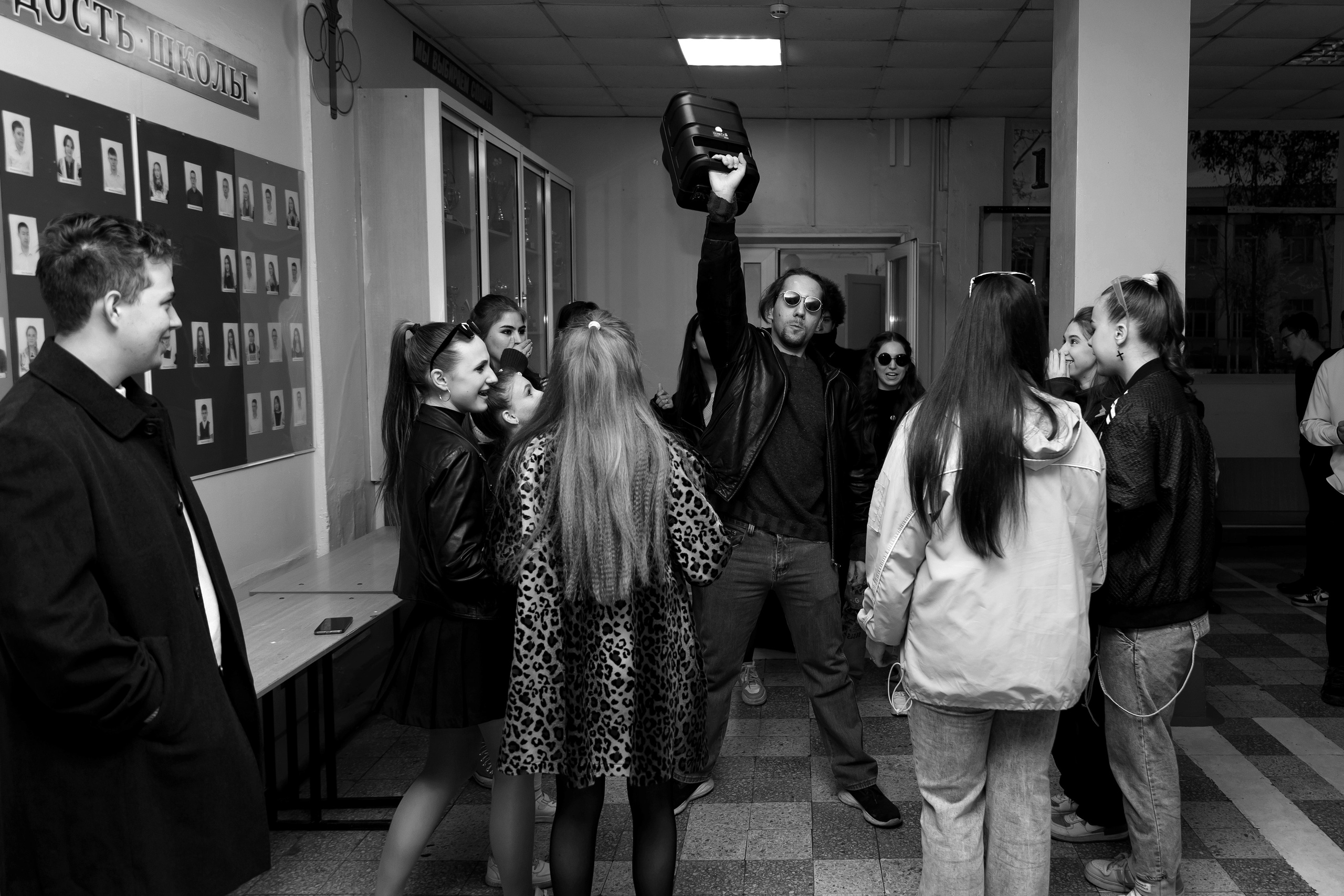 11 класс день не послушания в школе. Фотограф Любовь Корниенко, Примоский край