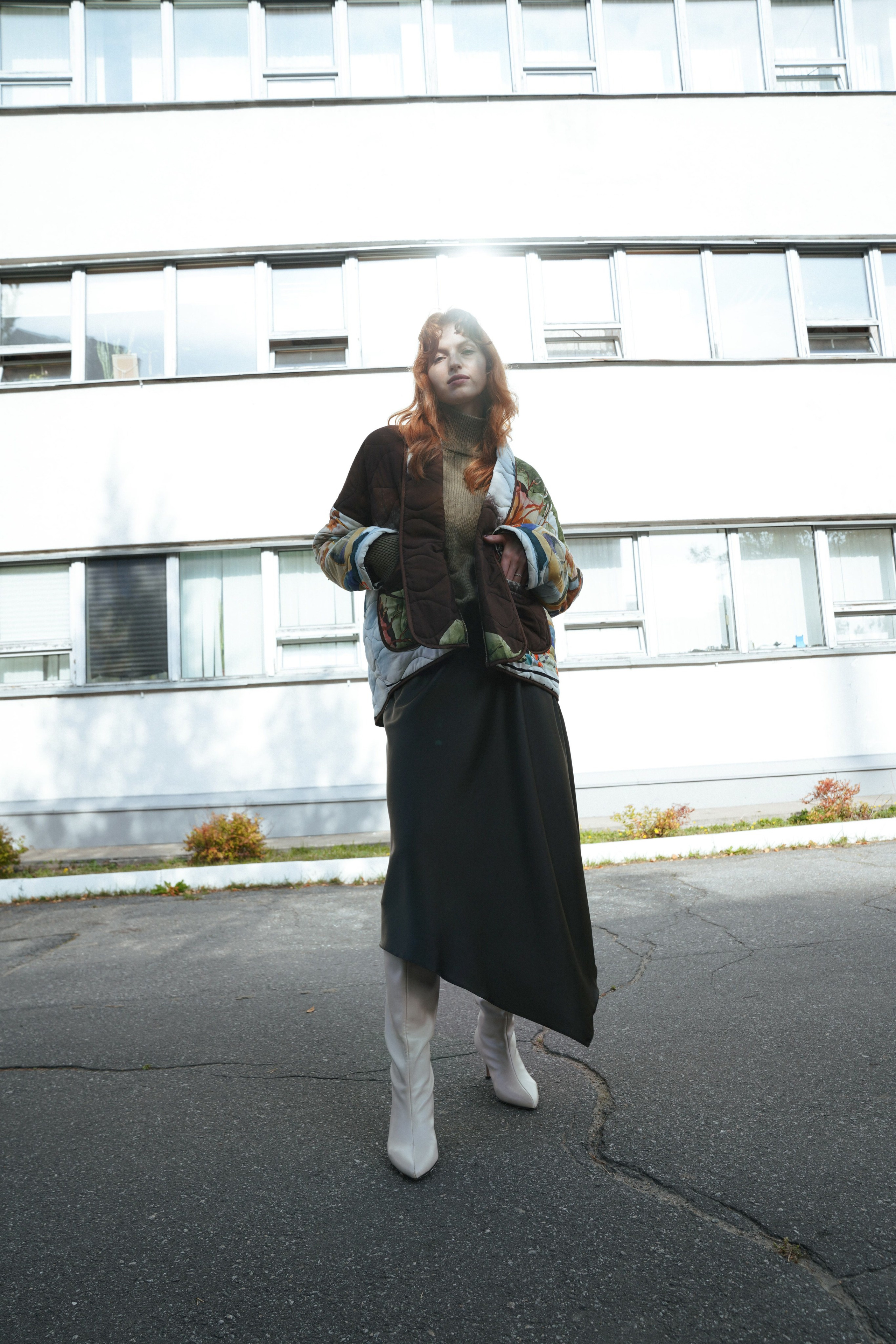 Fashion съемка осенней коллекции верхней одежды. Съемки