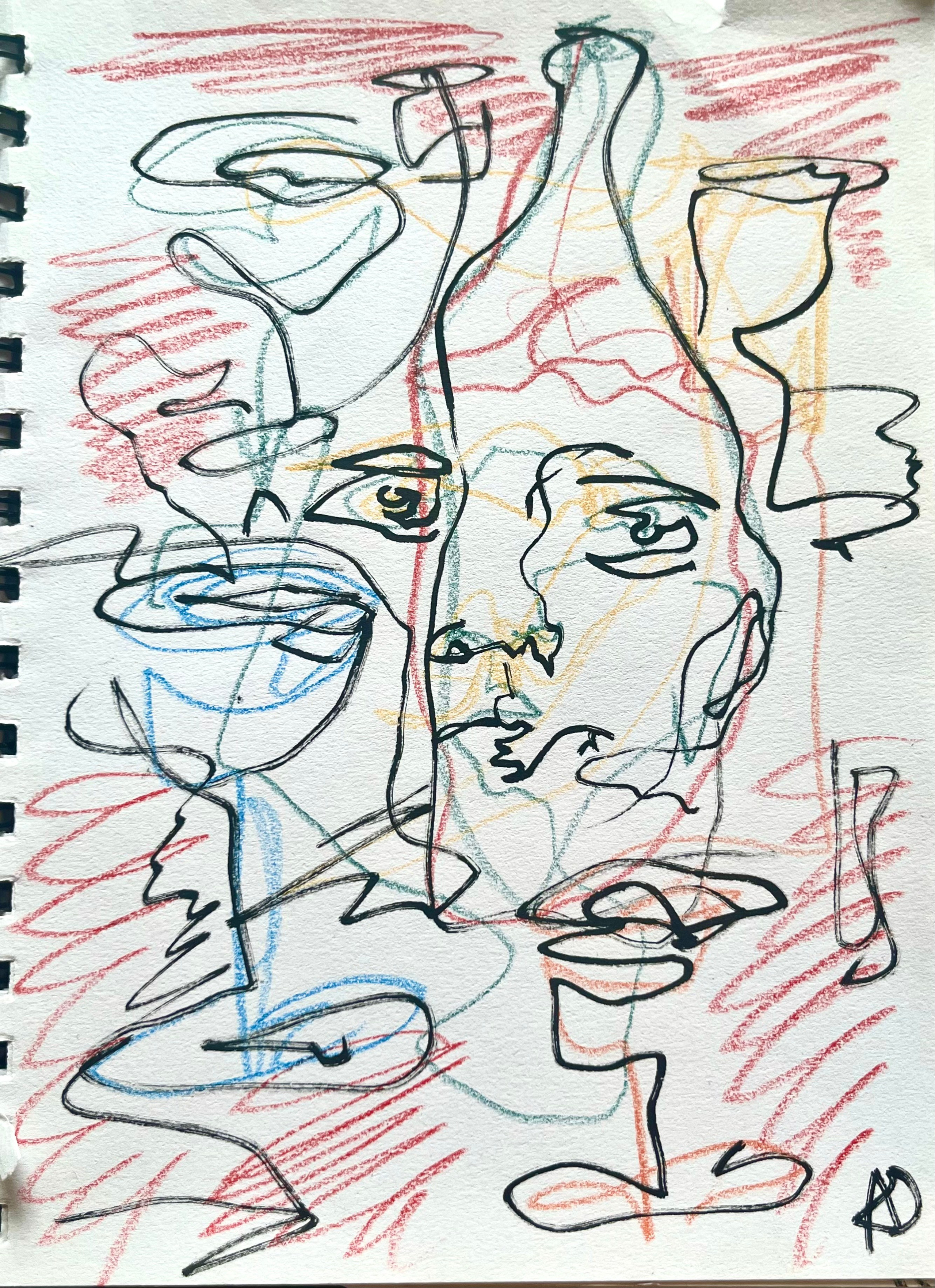 Self portraits. Anna Jennifer | Contemporary Artist