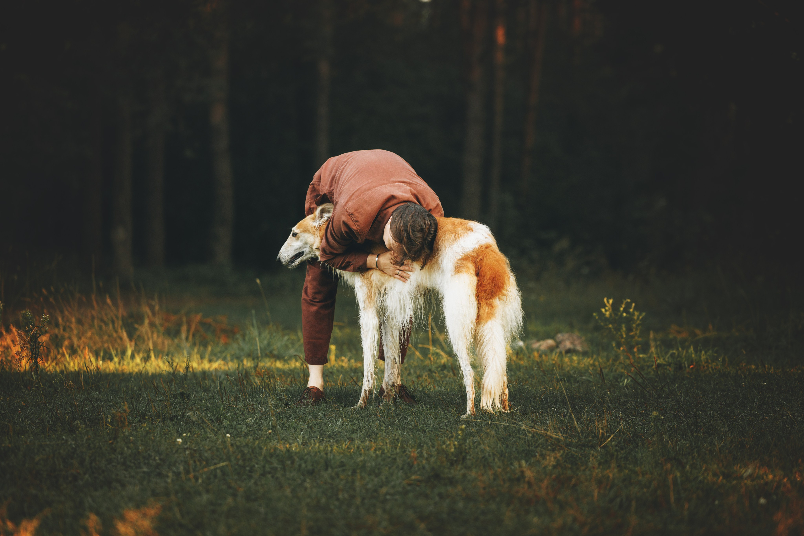 Сергей, Оксана и Жара. Фотограф анималист Осипчикова Мария